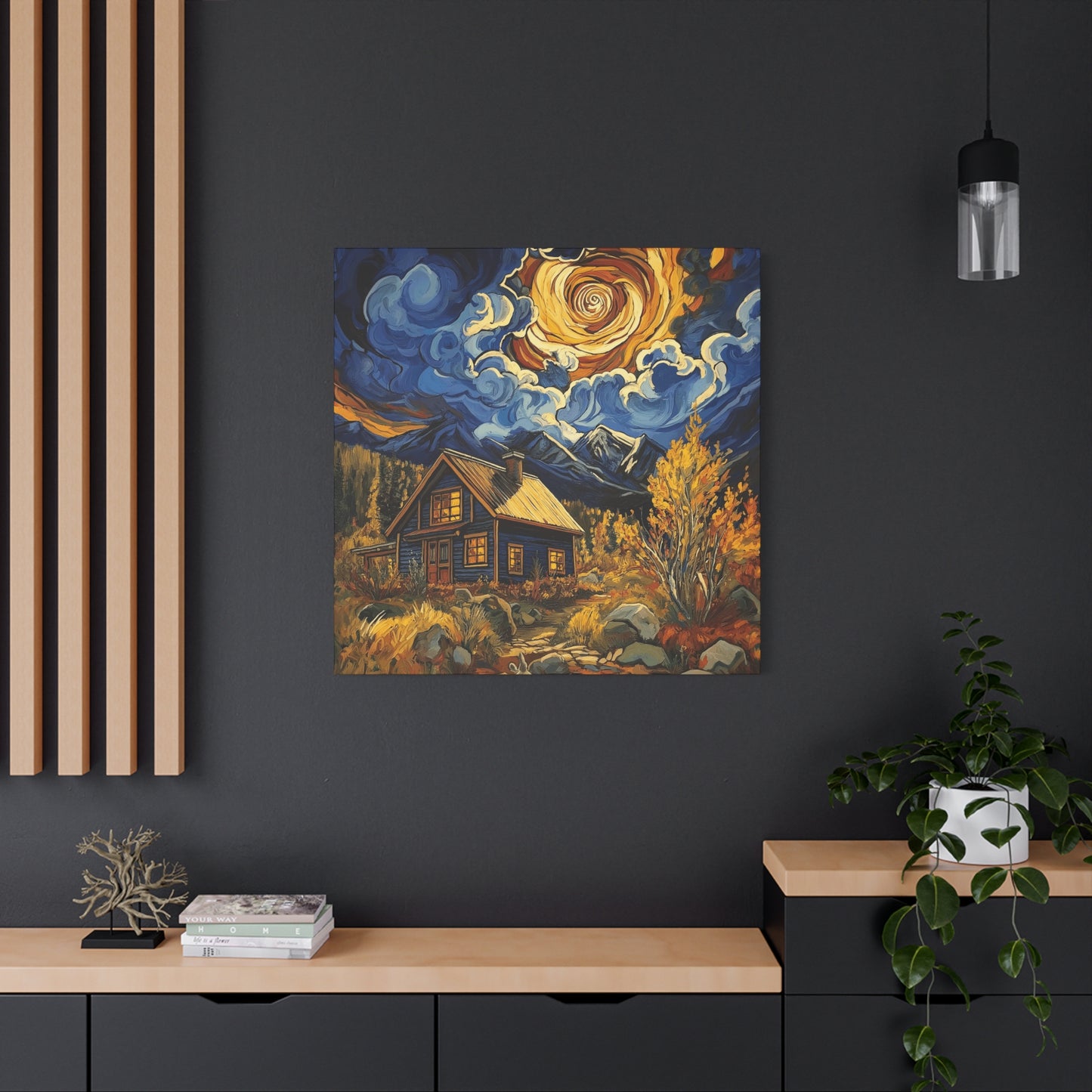 Rustic Colorado Cabine Canvas Art