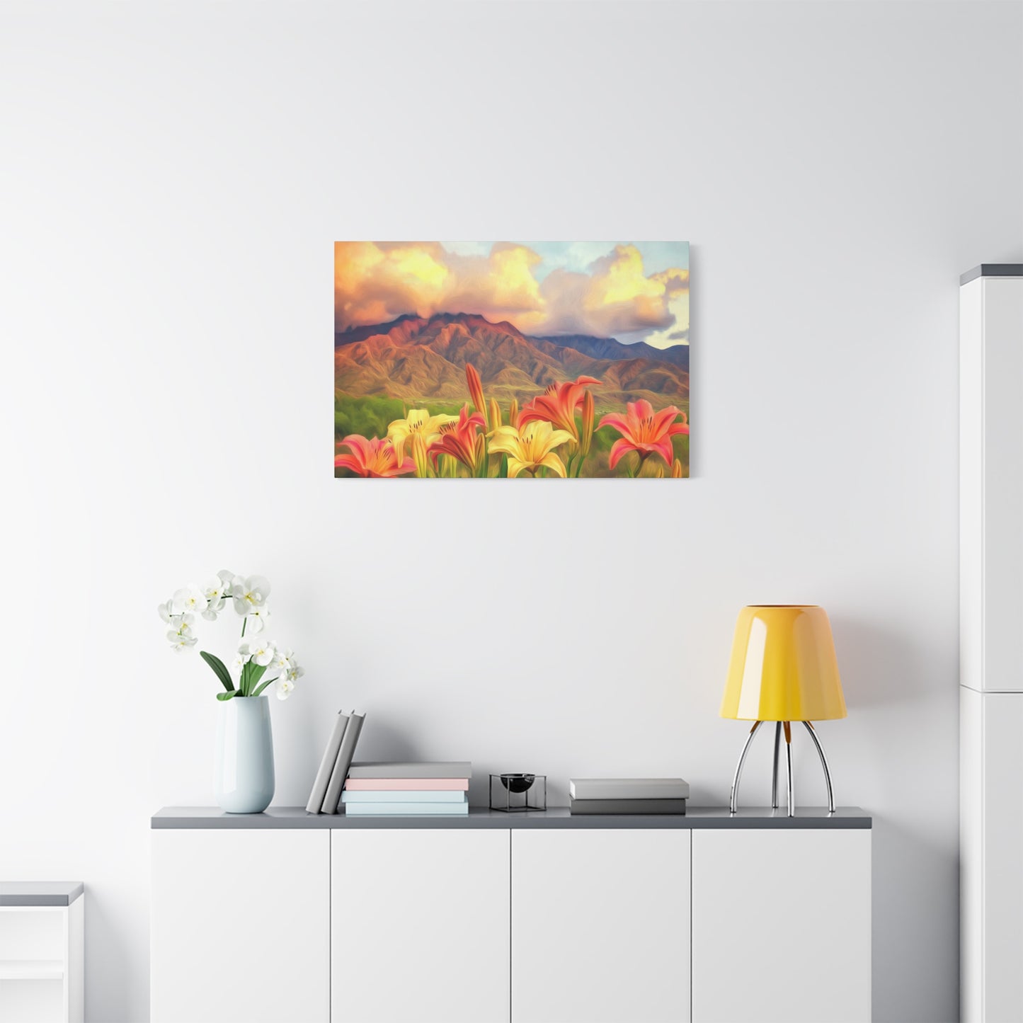Canvas Print - SF Lillies at Dawn V4