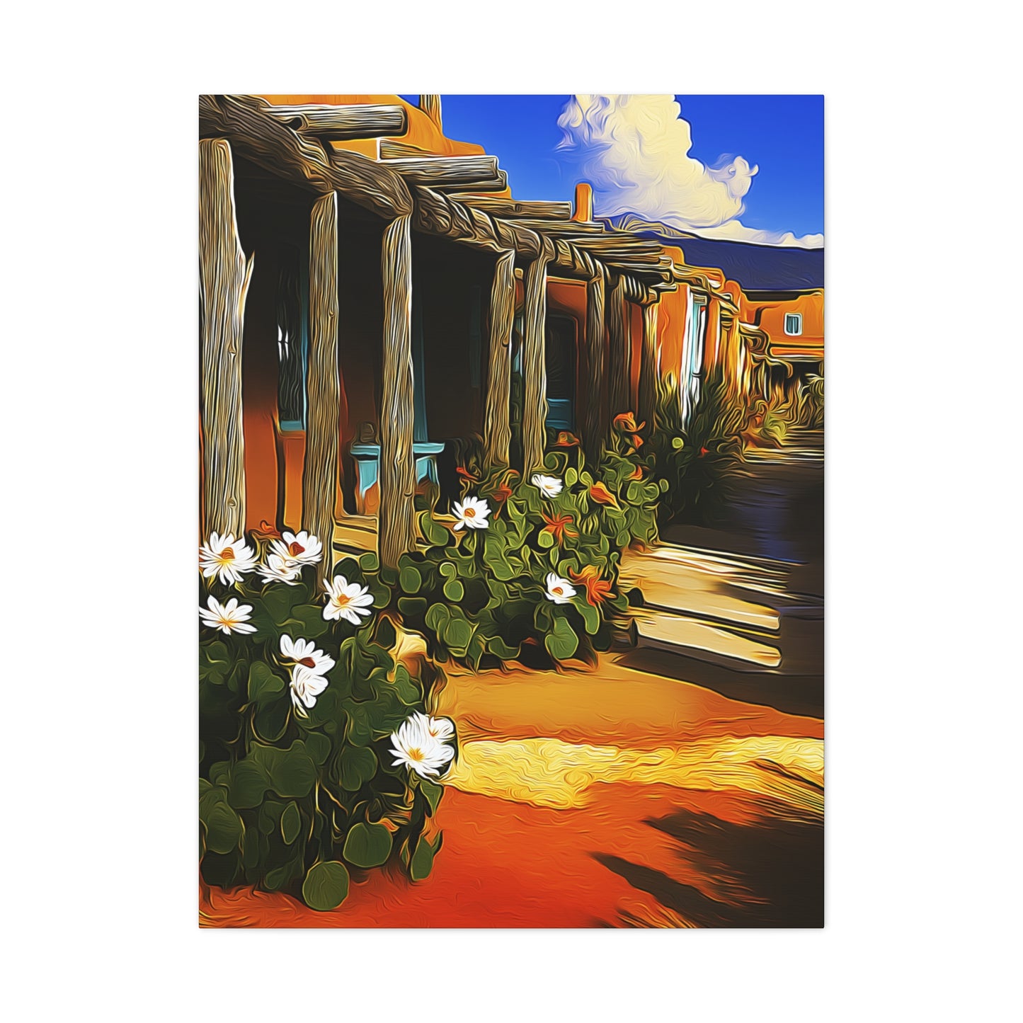 Canvas Wall Art - NM Village 505 Zia
