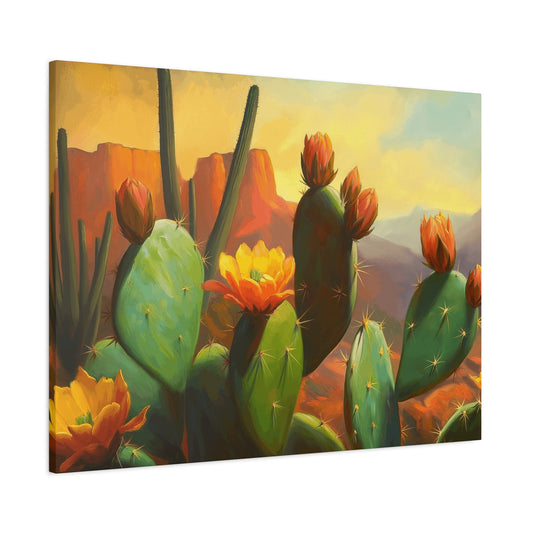 Desert Cactus  Canvas Print