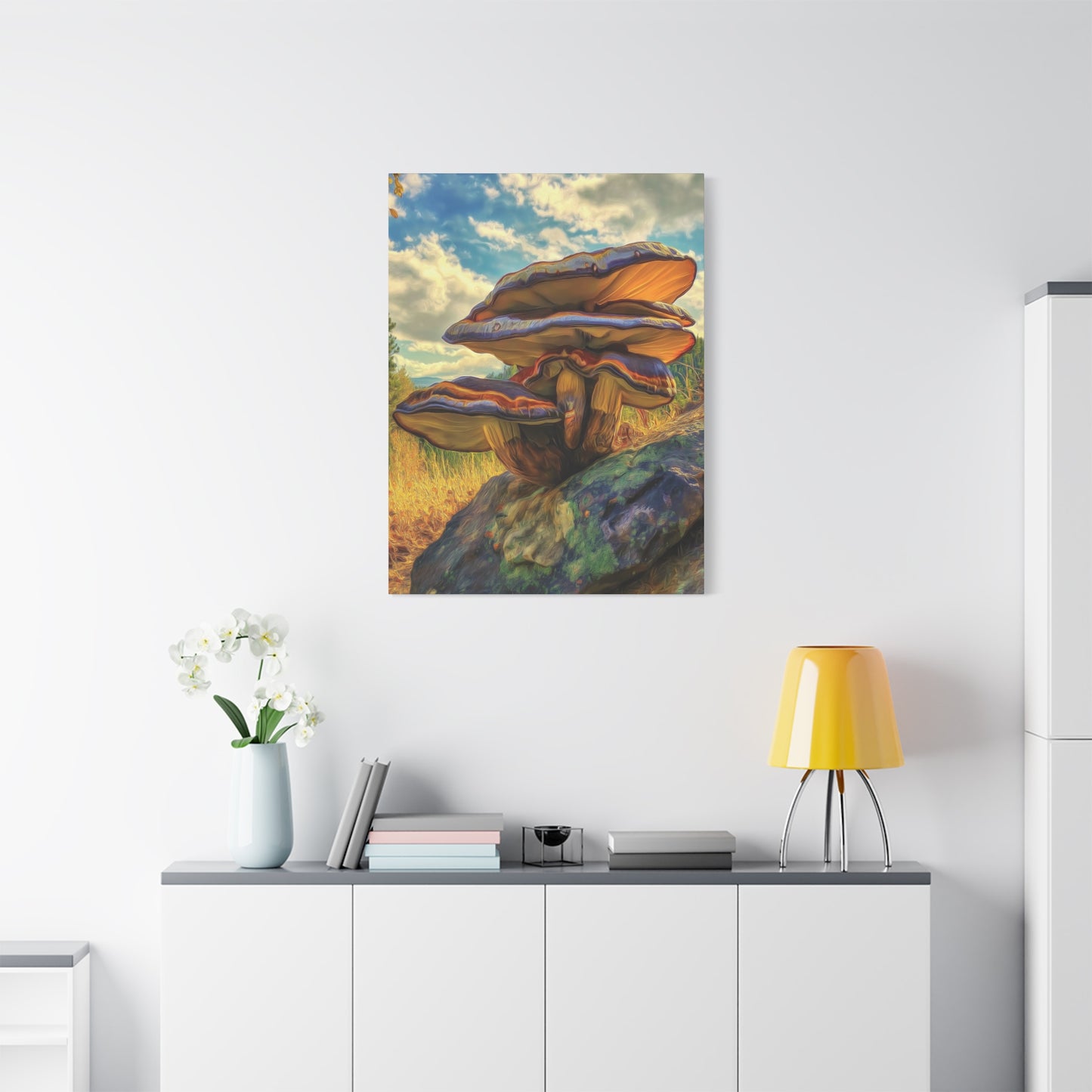 Canvas Print - Rockies Mushroom Purple