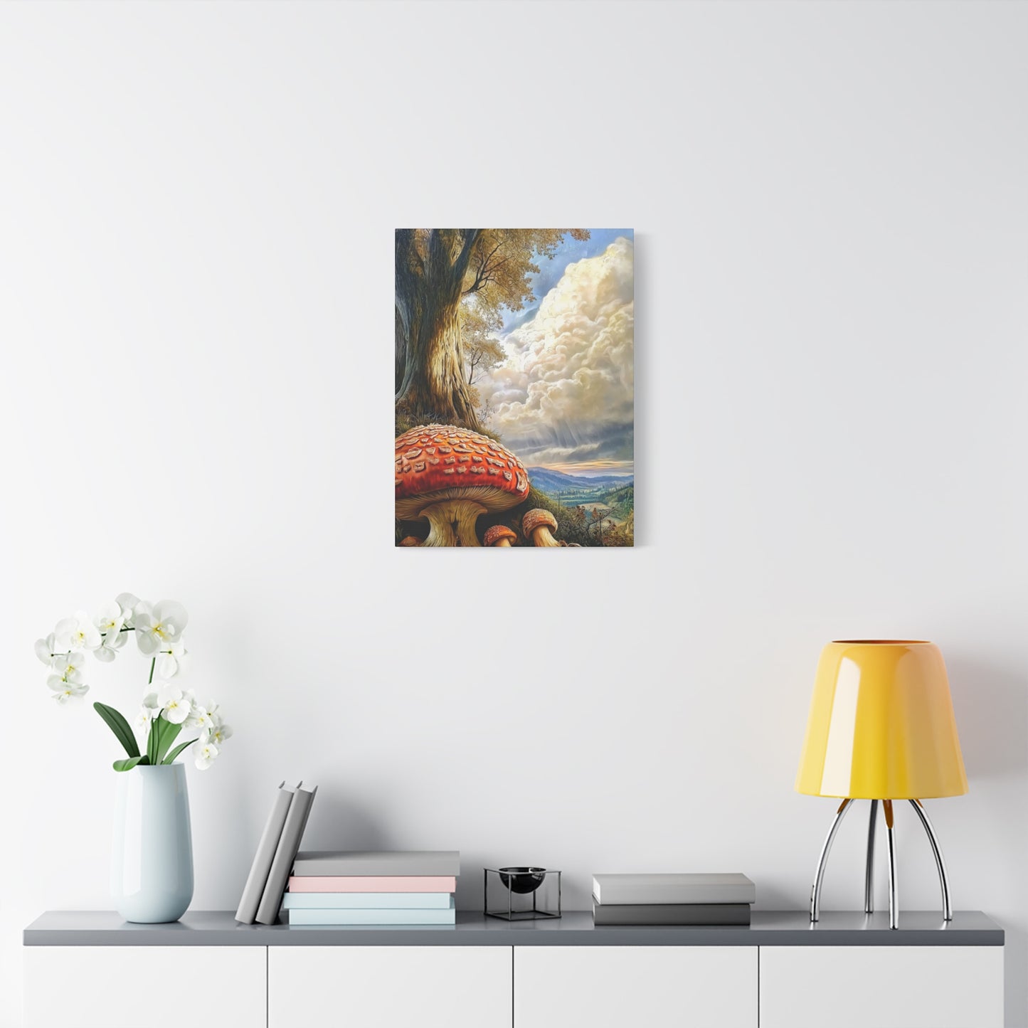 Canvas Print - Giant Red Mushroom in Rockies
