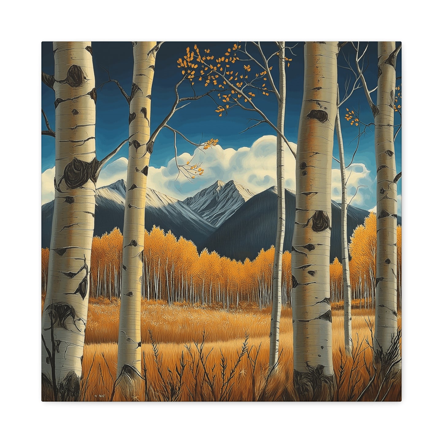 Canvas Print - Rocky Mountain Aspens
