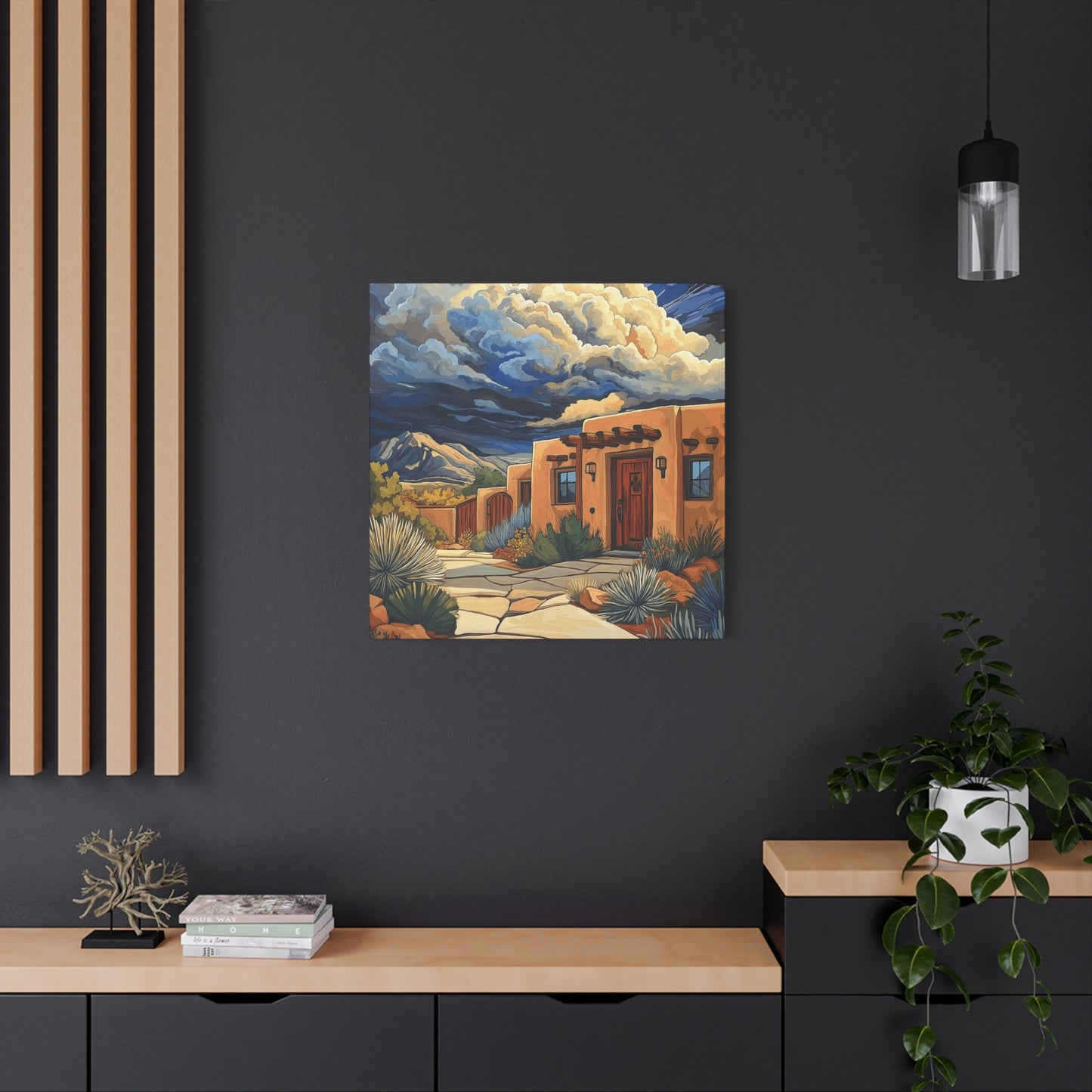 Southwestern Landscape Canvas Art - Stretched Wall Decor
