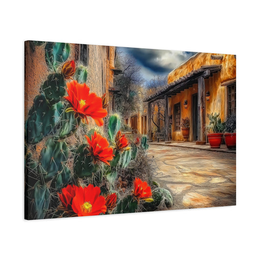 Canvas Print - NM Cacti Village Too