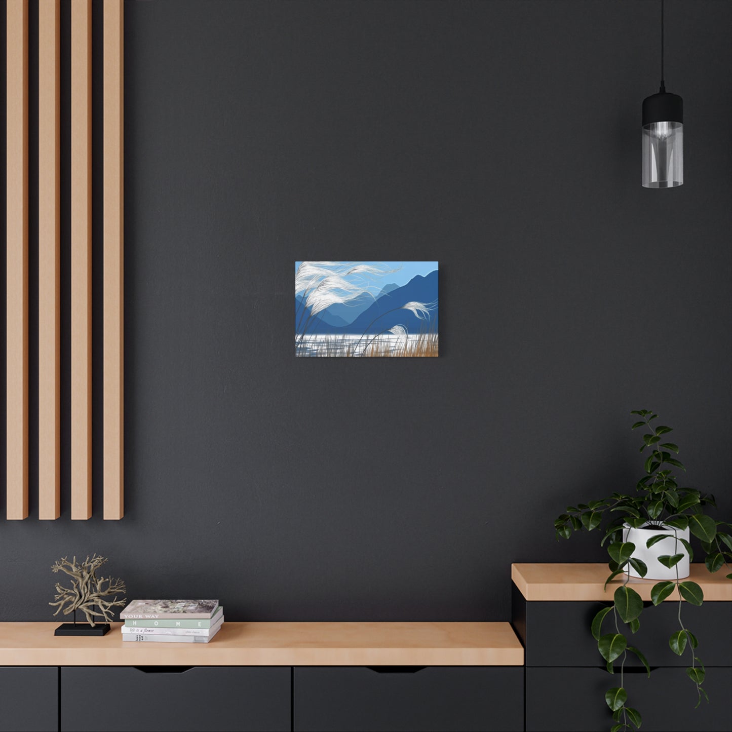 Canvas Wall Art - Blue Mountain Breeze