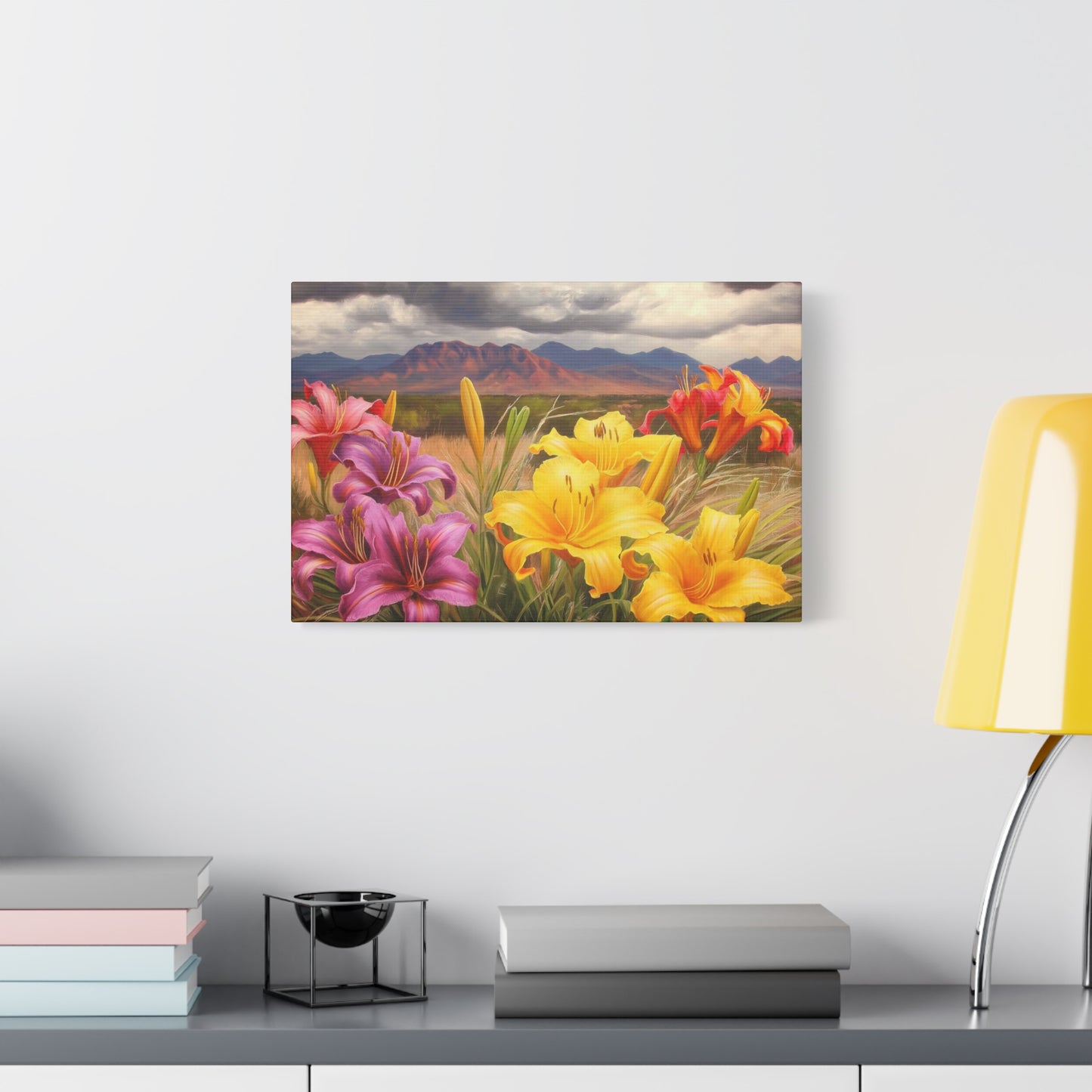 Canvas Print-Day Lillies Santa Fe