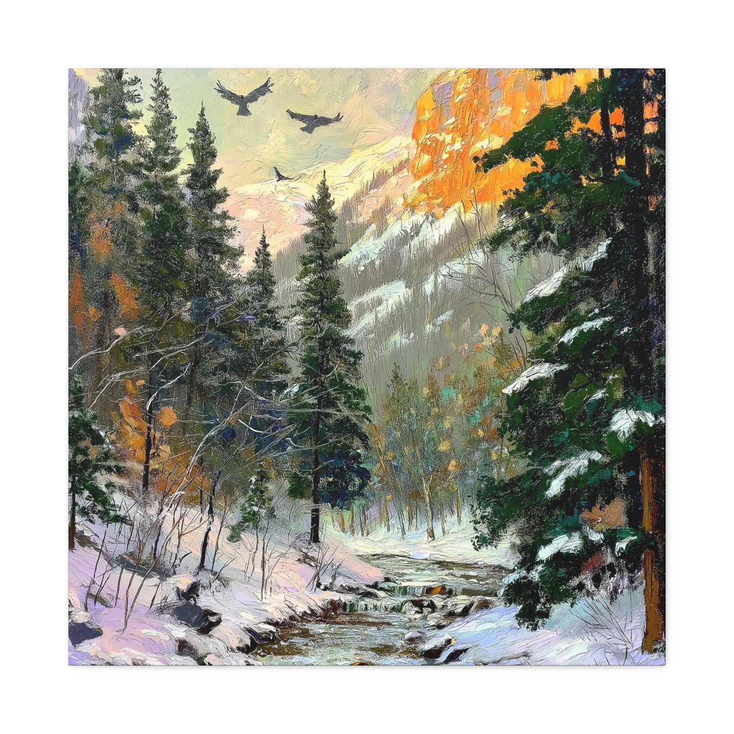 Rockies Winter Creek Seven