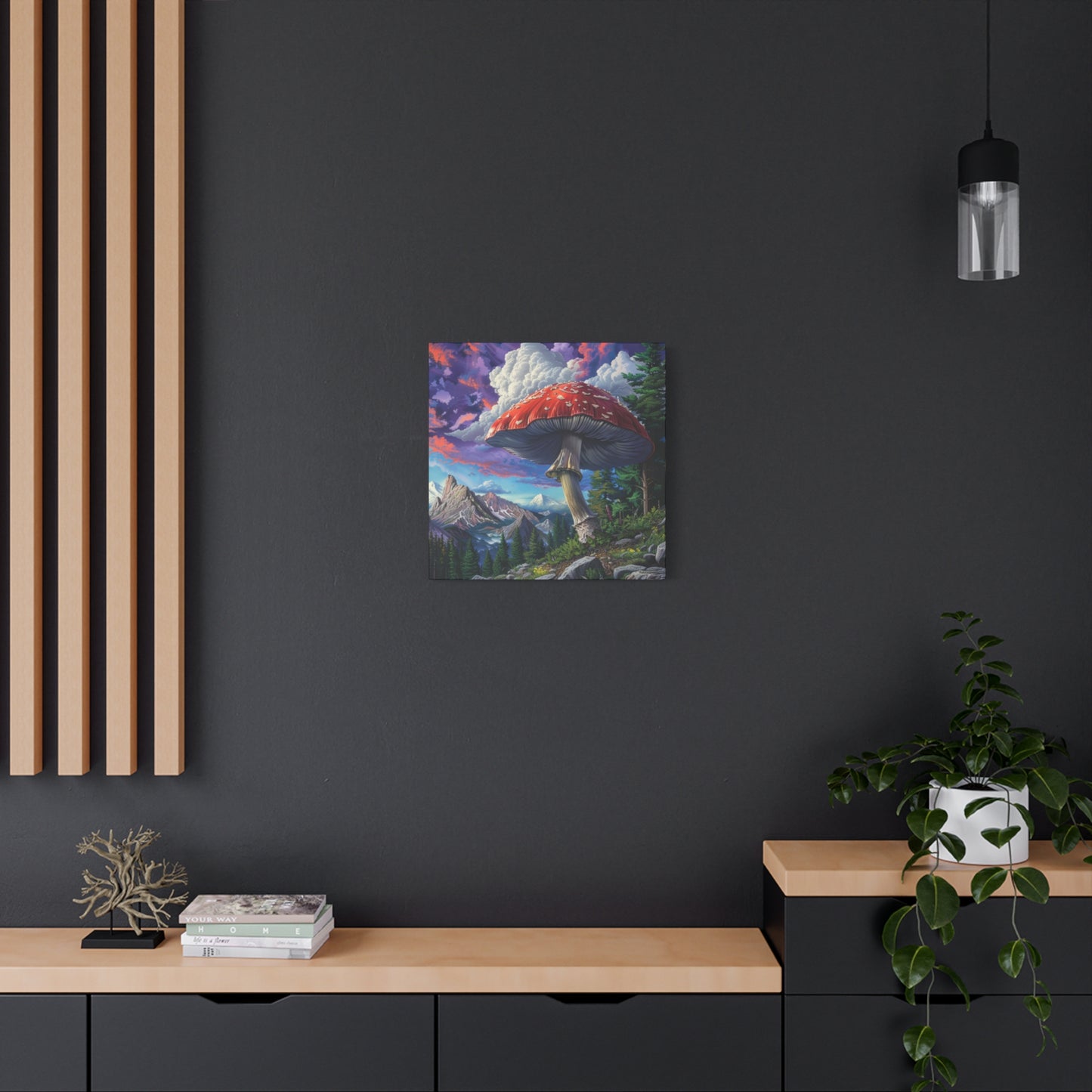 Canvas Print - Big Red Mushroom