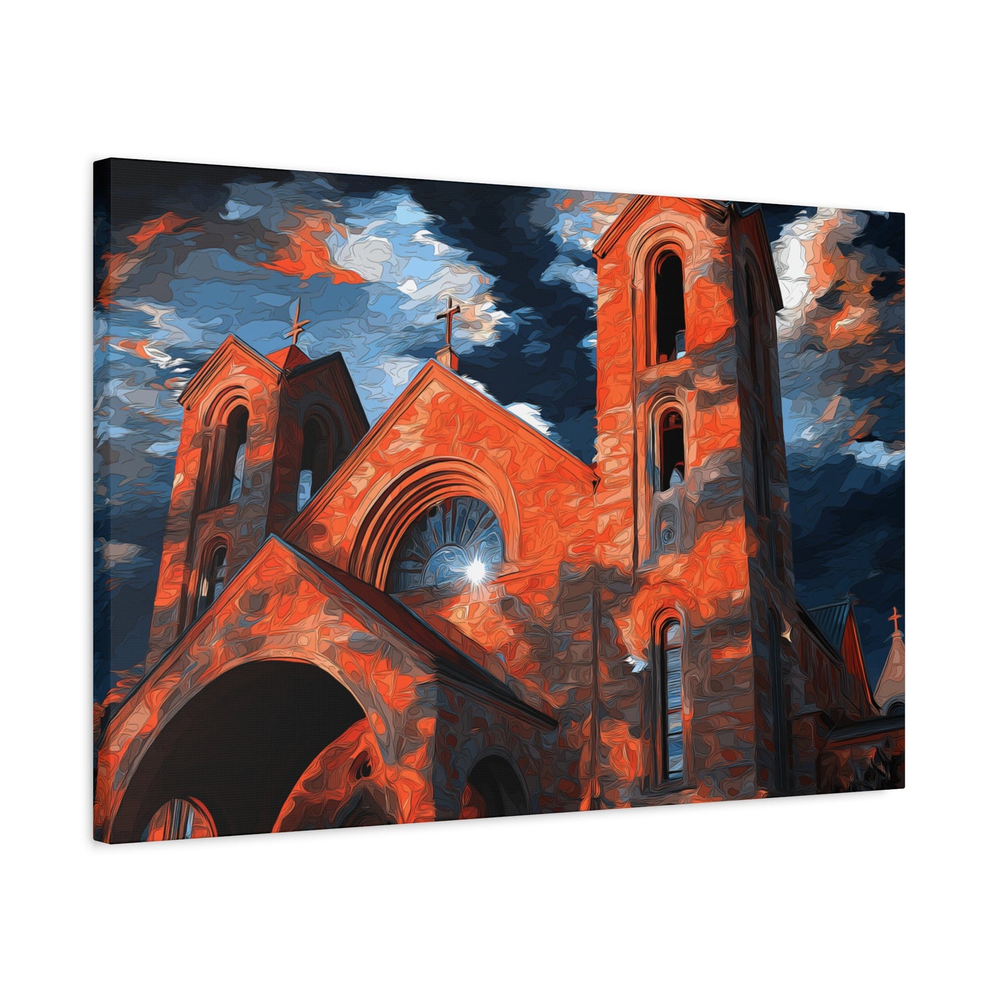 Canvas Print - Church at Night
