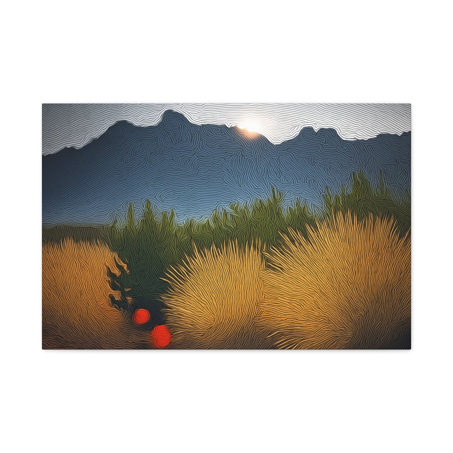 Canvas Wall Art - Organ Mountains New Mexico 1