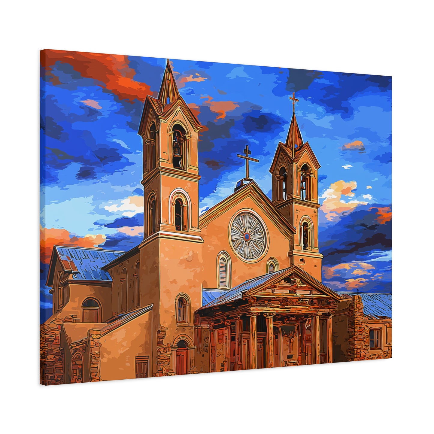 Canvas Print - New Mexico Church 1555
