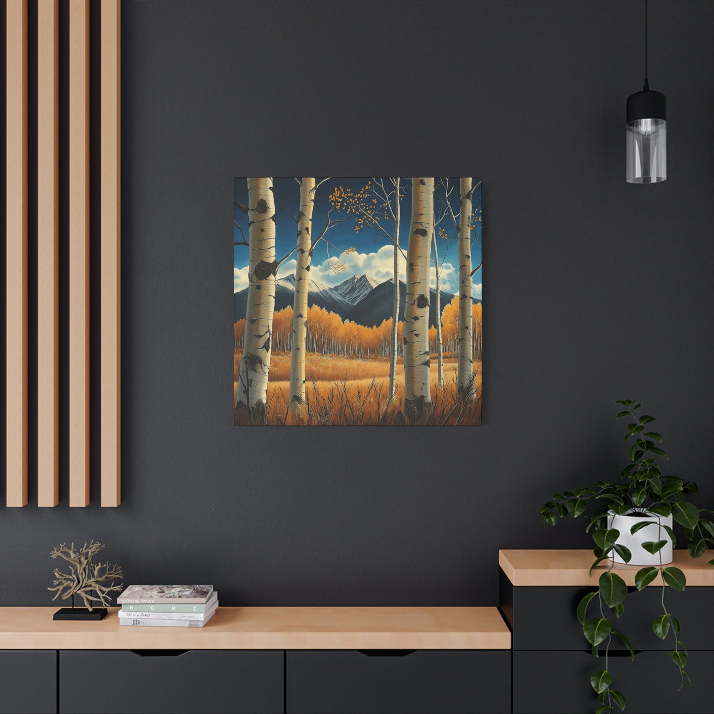 Canvas Print - Rocky Mountain Aspens