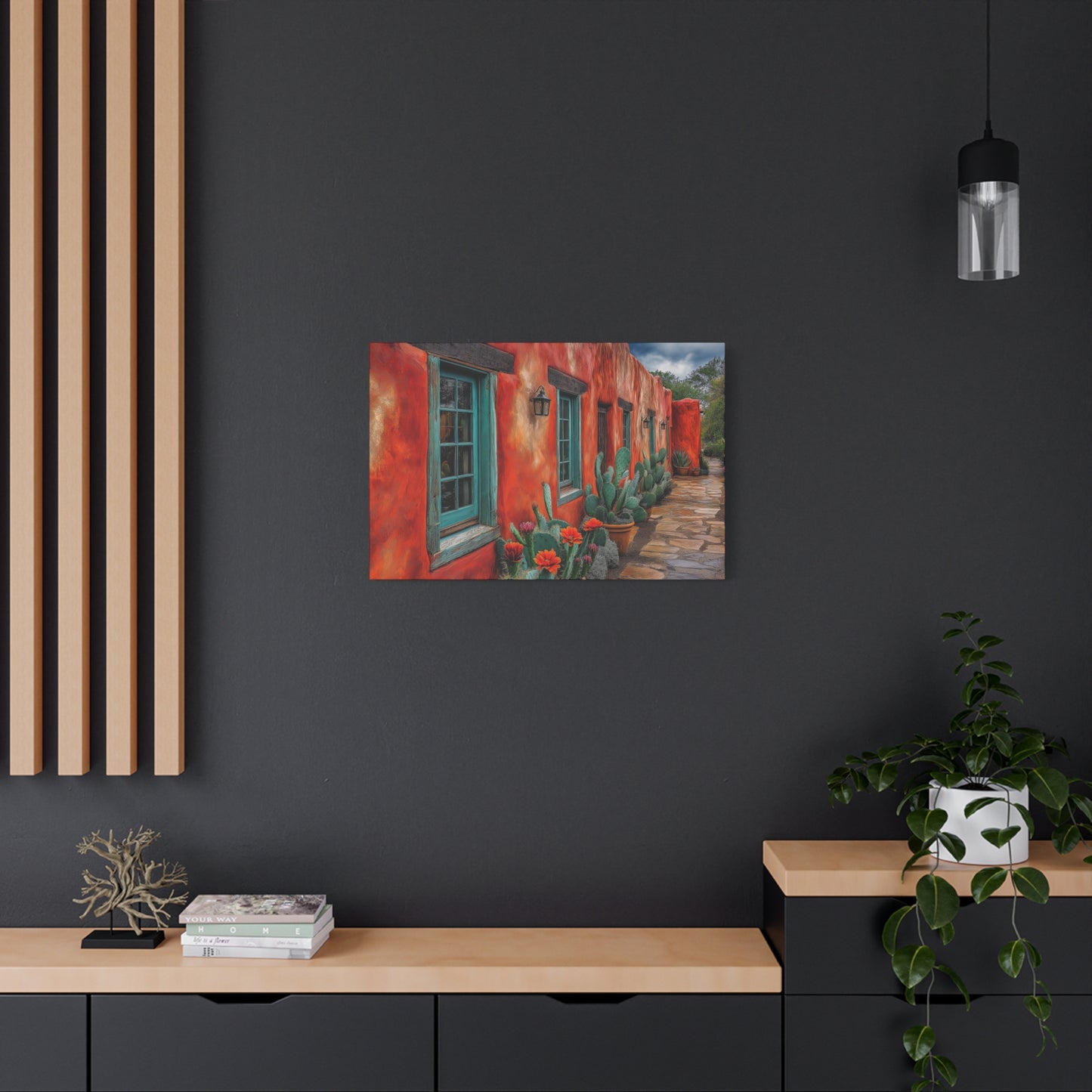 Canvas Print - NM Side Street, Matte Stretched 1 25"