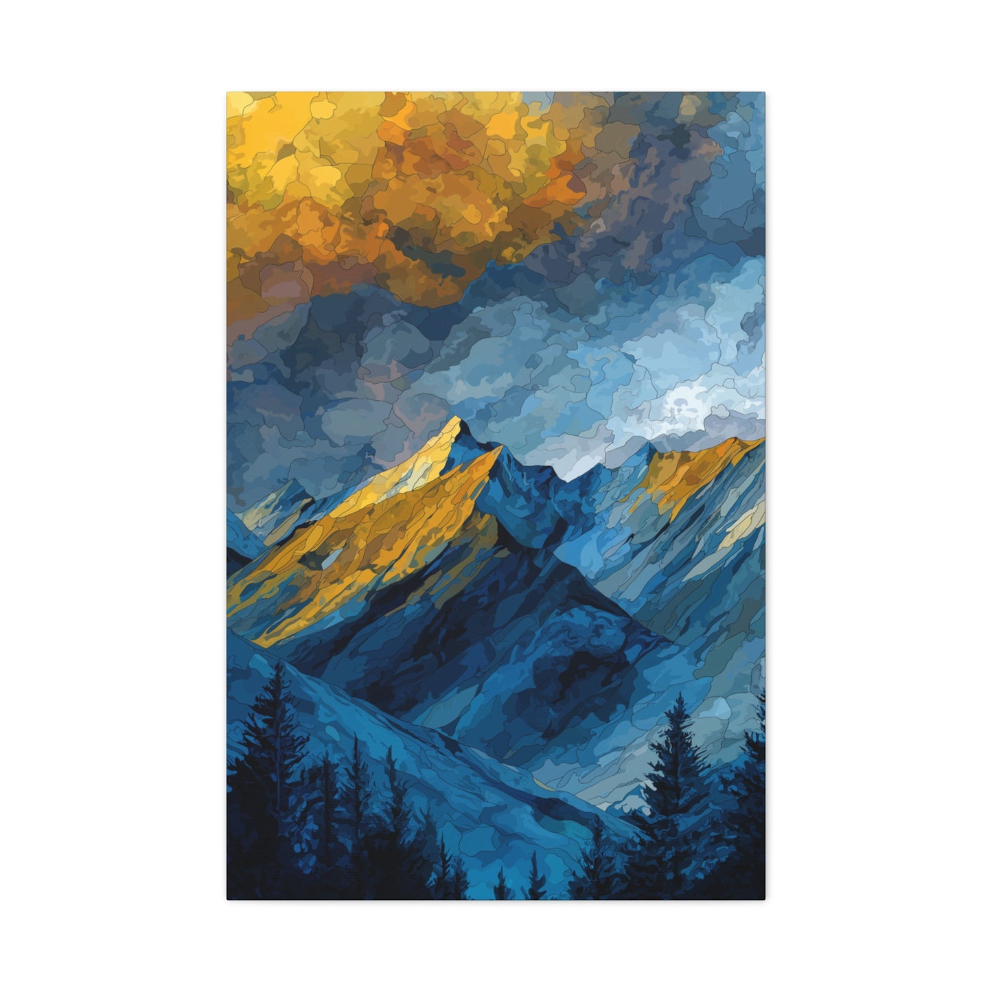 Canvas Print Rockies Gold Brillance #4