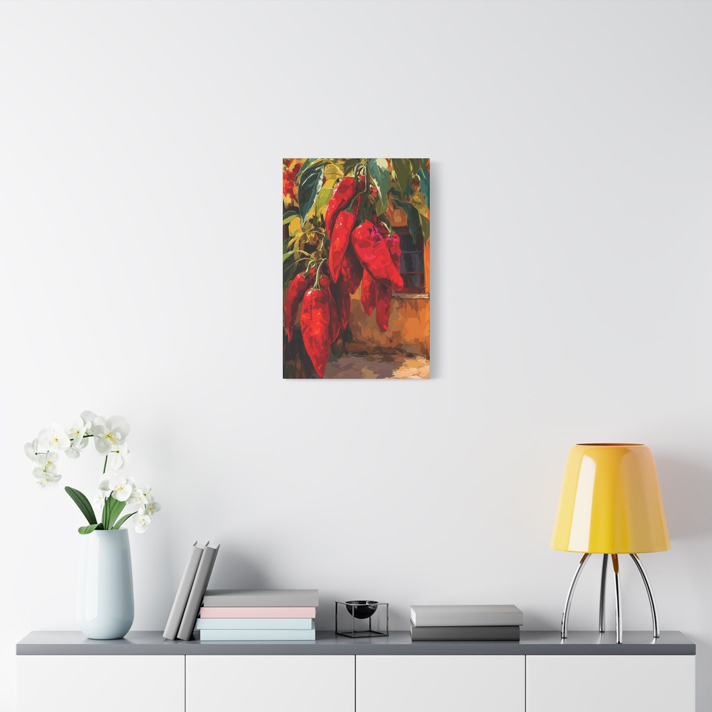 Canvas Wall Art - Red Chiles Casa Design