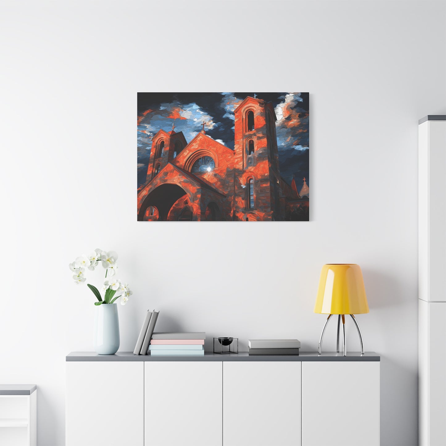Canvas Print - Church at Night