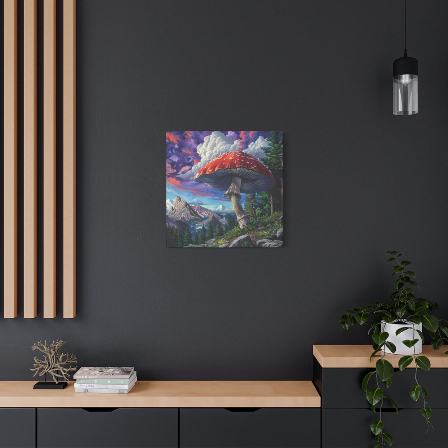 Canvas Print - Big Red Mushroom