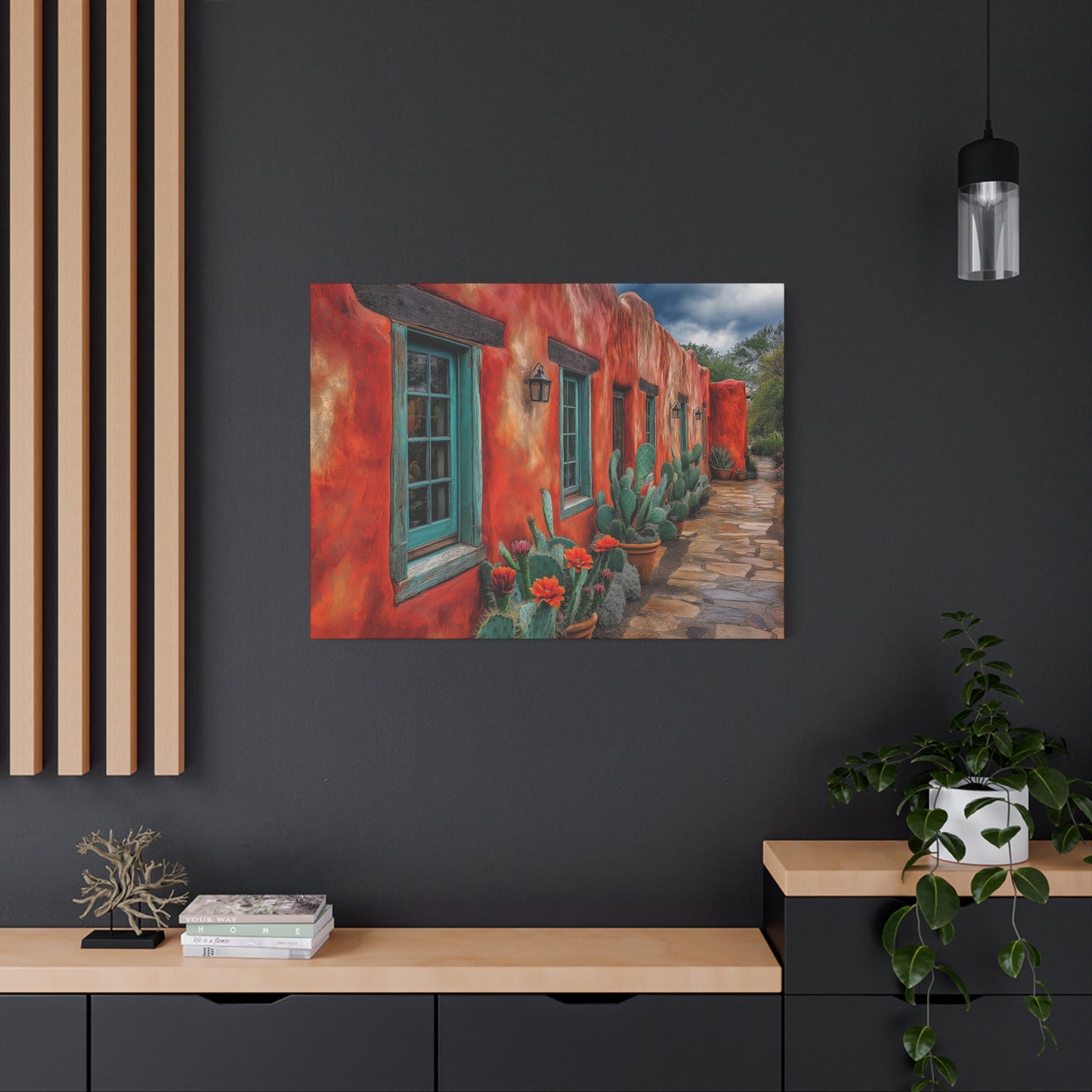 Canvas Print - NM Side Street, Matte Stretched 1 25"