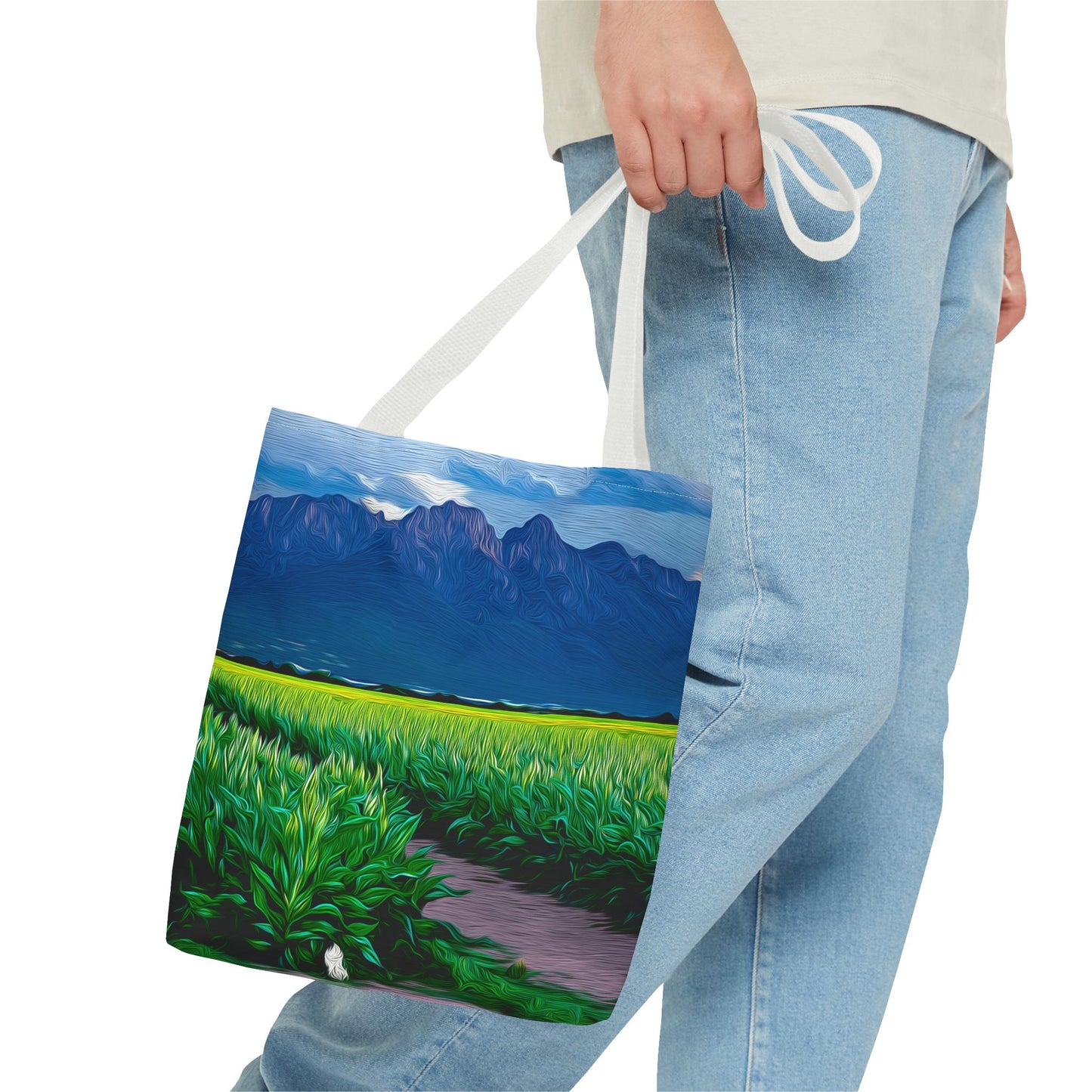Scenic Tote Bag - Nature Lover Gift, Eco-Friendly Shopping Bag, Travel Accessory, Outdoor Adventure Tote, Summer Day Bag