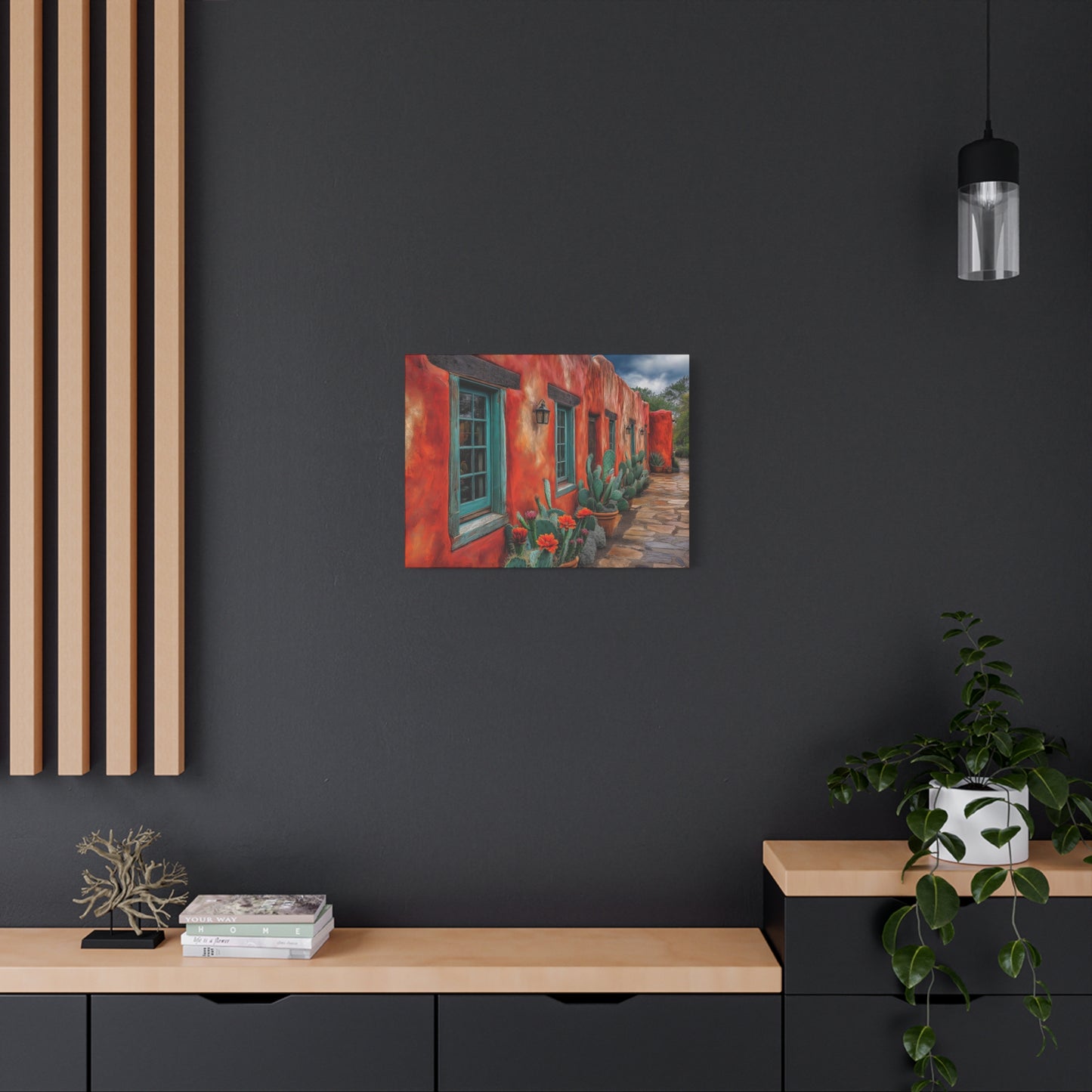 Canvas Print - NM Side Street, Matte Stretched 1 25"