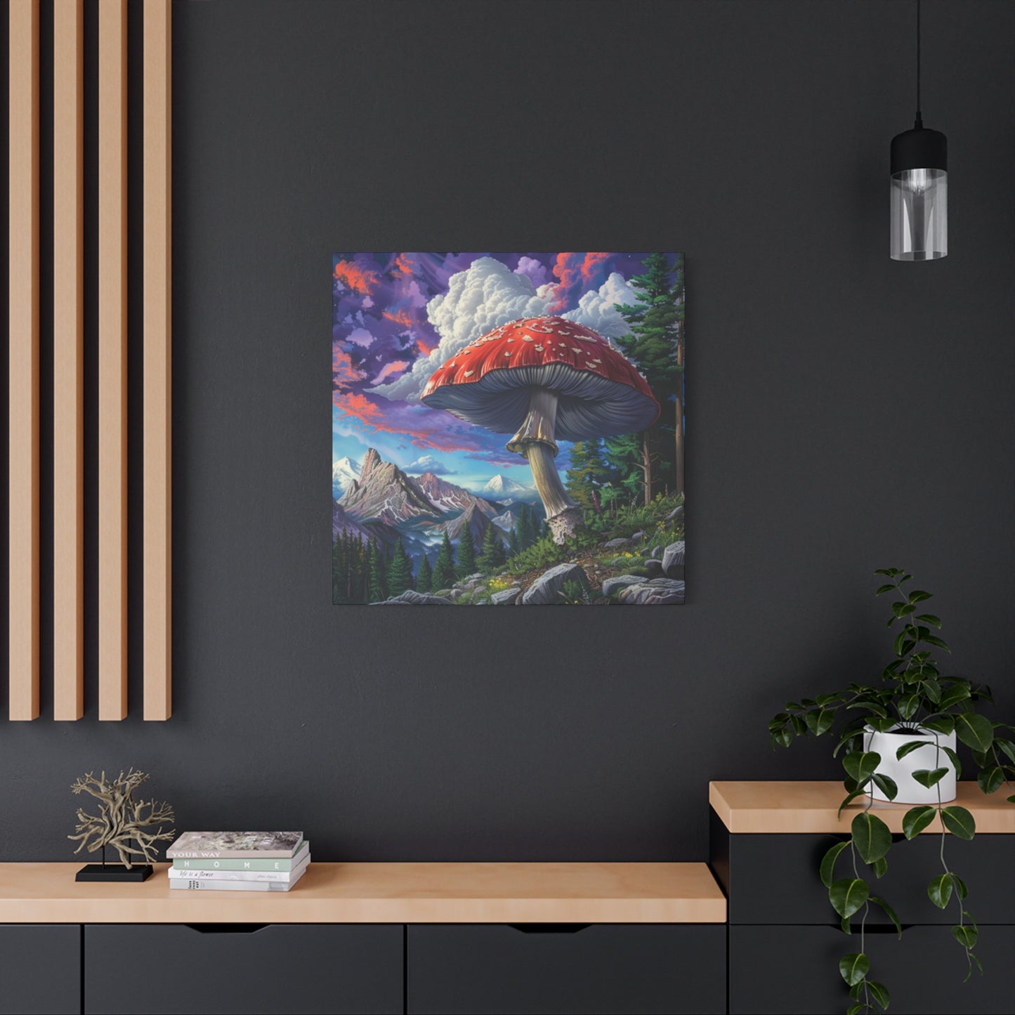 Canvas Print - Big Red Mushroom