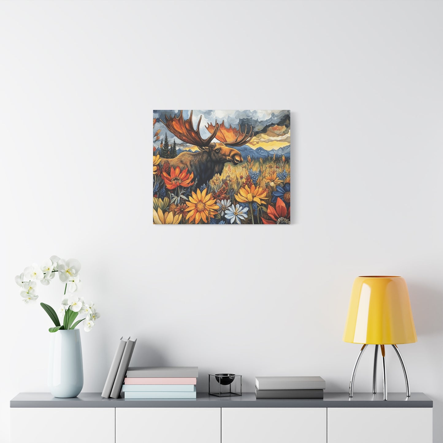 Majestic Moose Canvas Art - Nature Wall Decor for Wildlife Lovers
