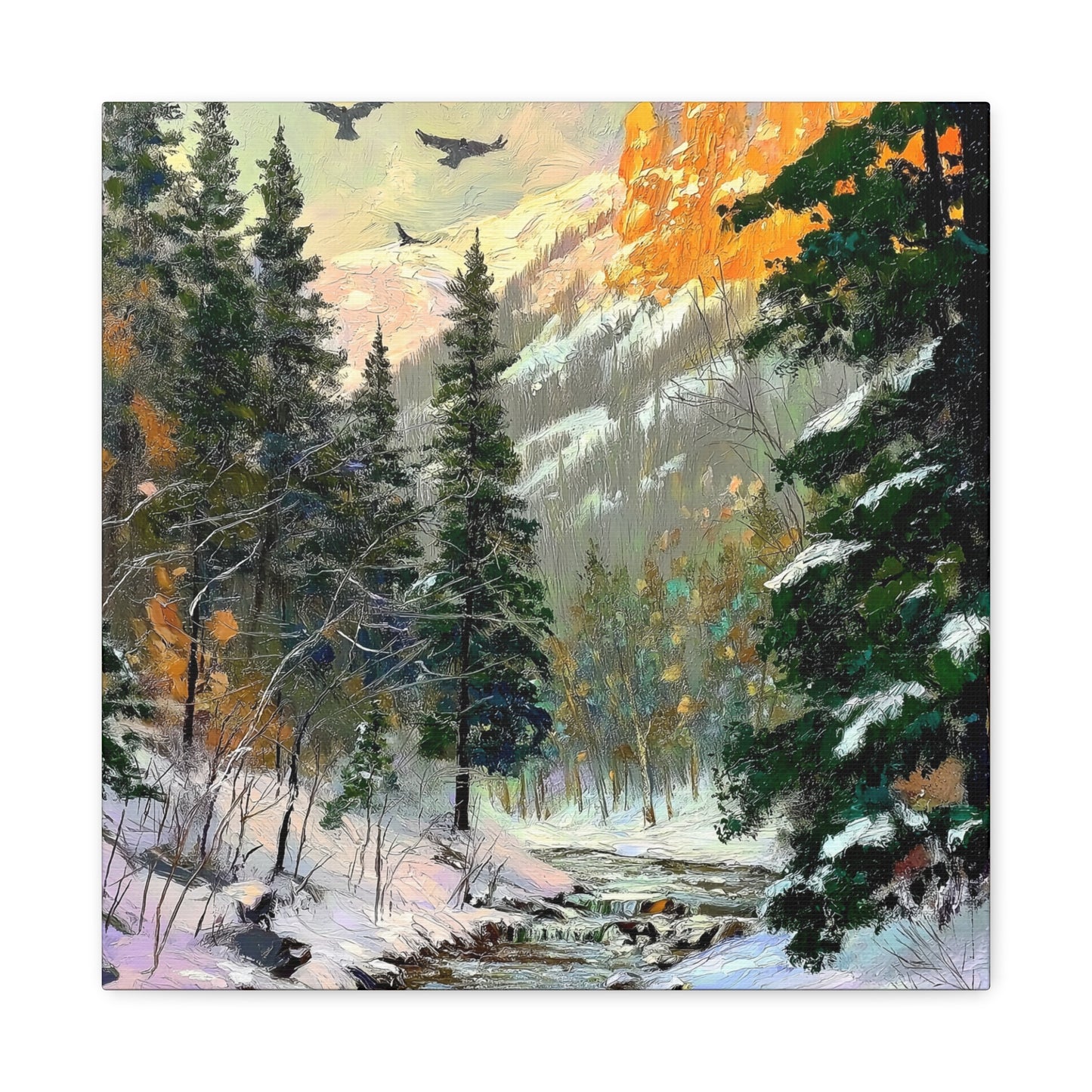 Rockies Winter Creek Seven