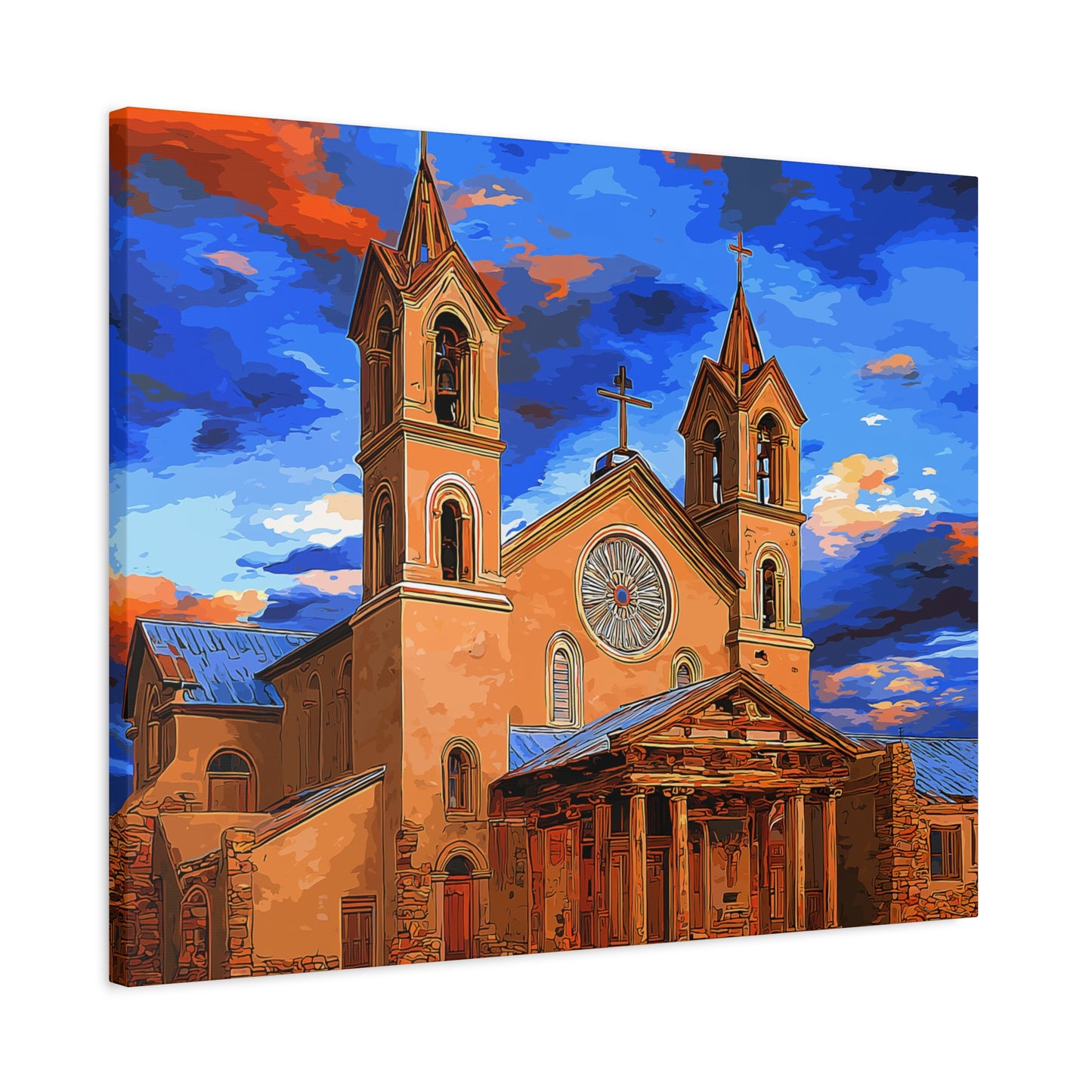 Canvas Print - New Mexico Church 1555