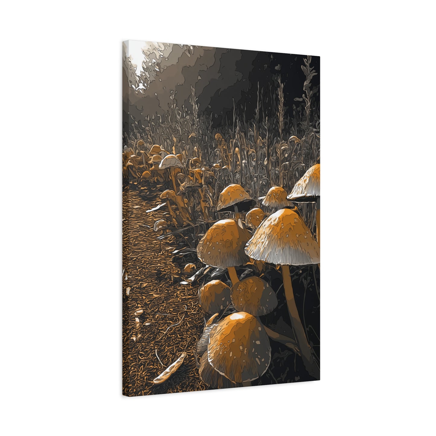 Canvas Wall Art - CO Tan MR Design, 1 25" Stretched