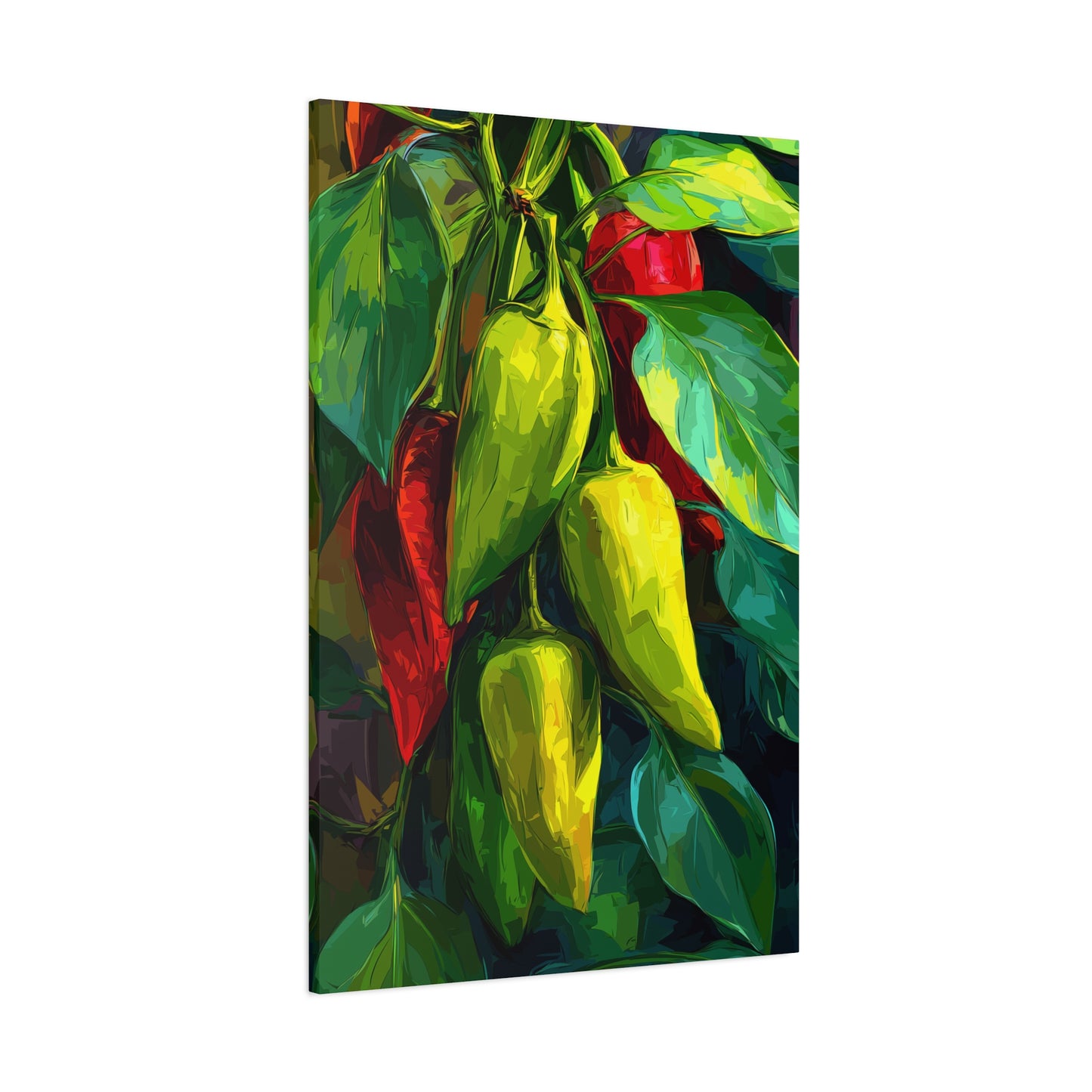 Canvas Print - Green Jewels Matte Canvas