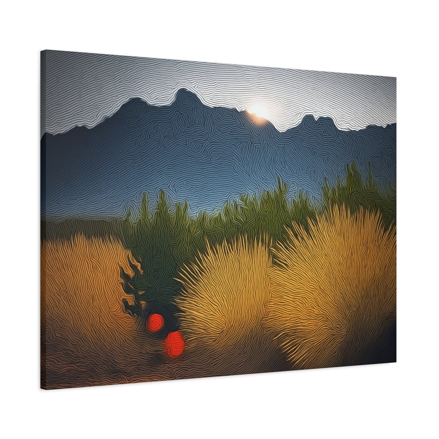 Canvas Wall Art - Organ Mountains New Mexico 1