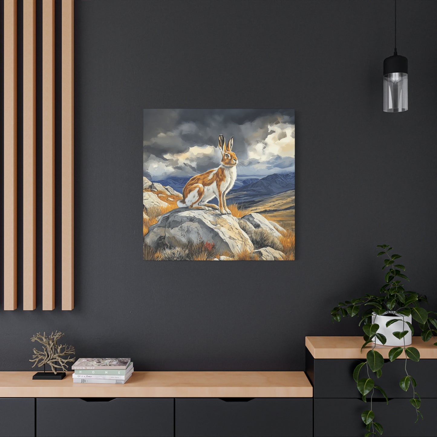 Majestic Mountain Hare Canvas Art - Wall Decor