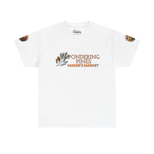 Pondering Pines Unisex Heavy Cotton Tee - Nature-Inspired Casual Wear for Creatives