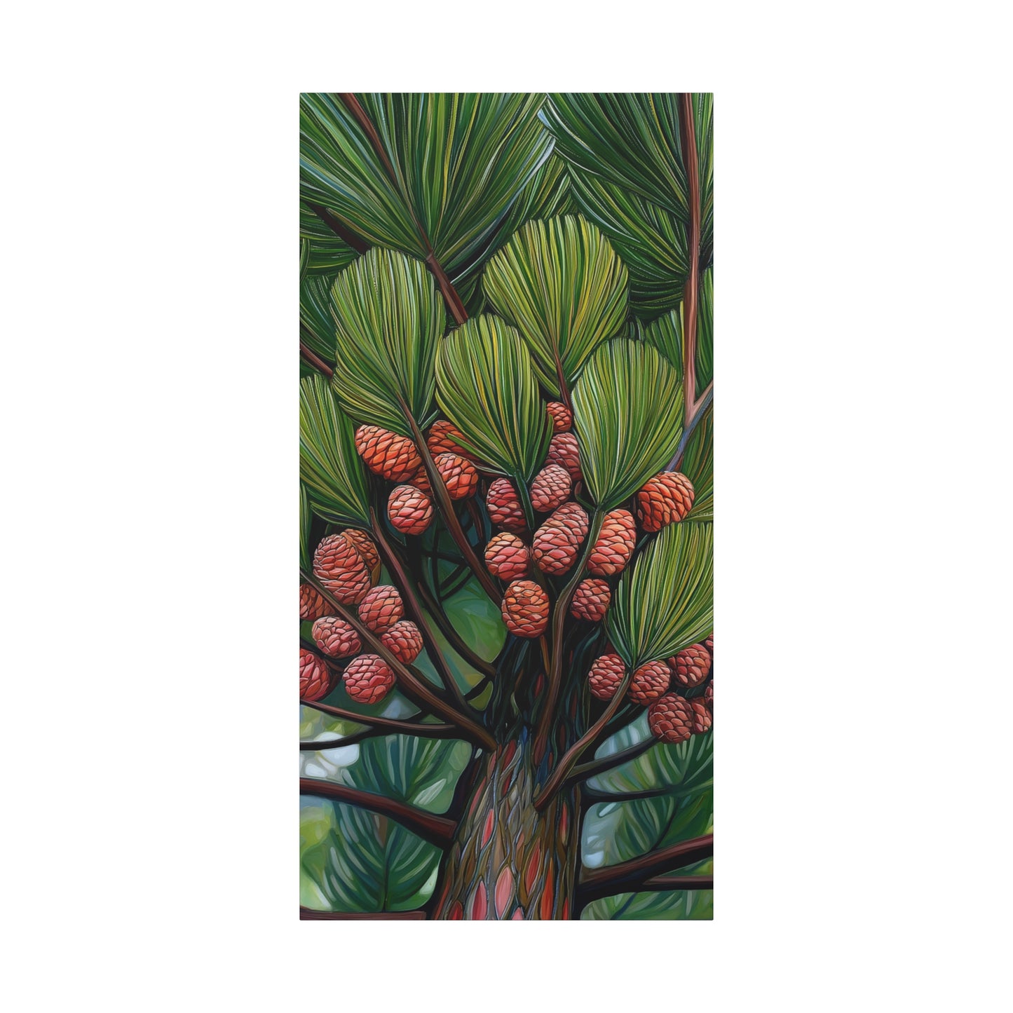 Canvas Wall Art - Tall Pine Tree
