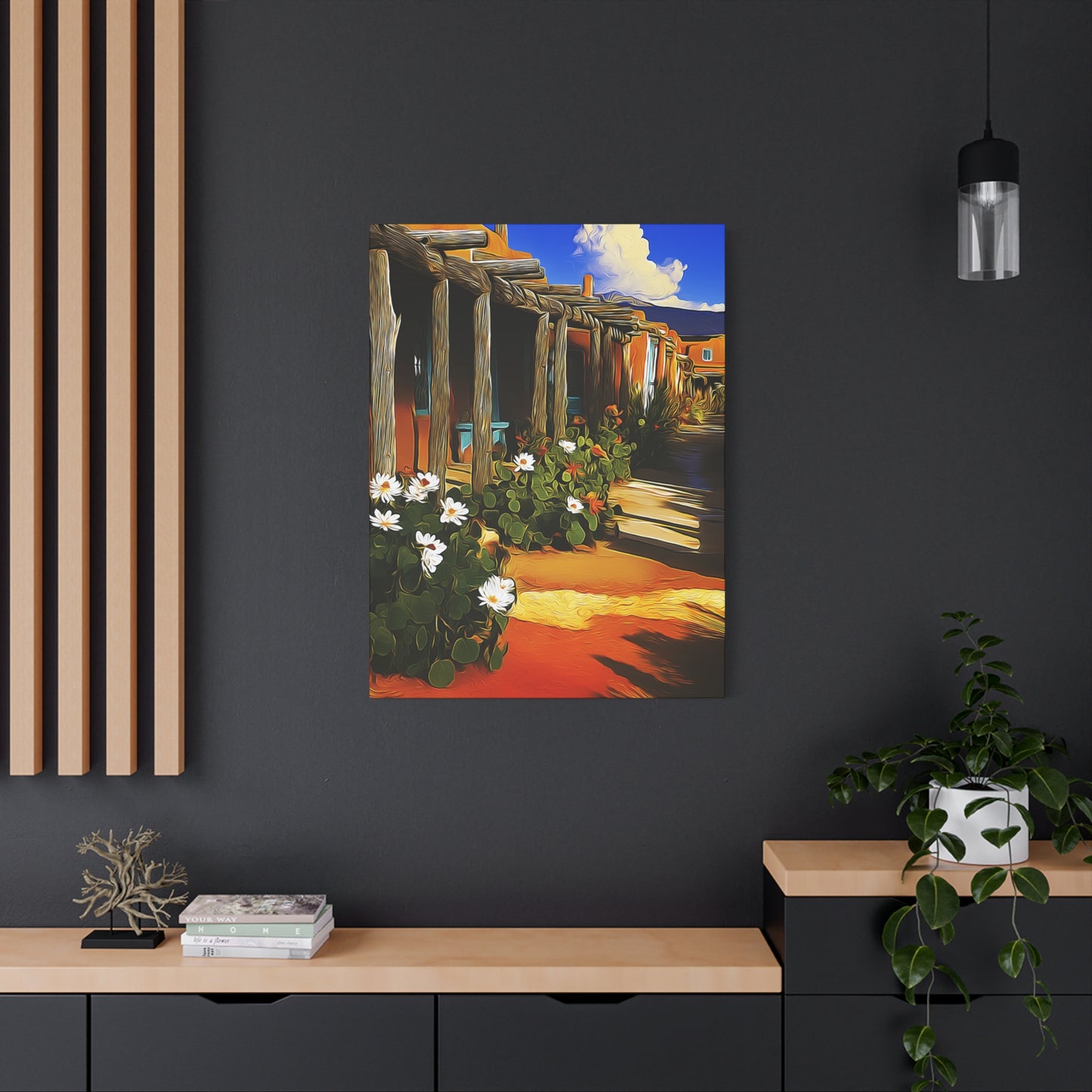Canvas Wall Art - NM Village 505 Zia