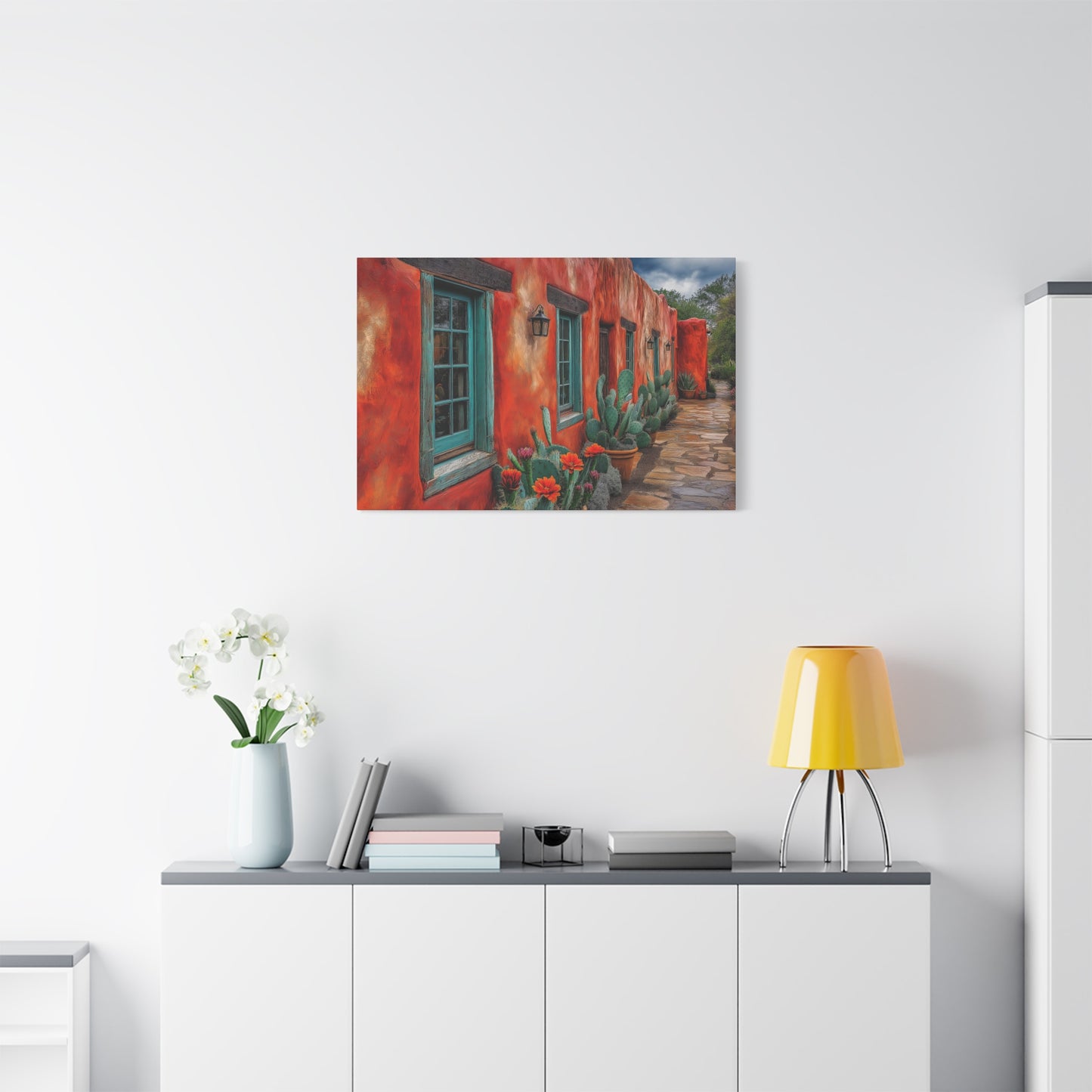 Canvas Print - NM Side Street, Matte Stretched 1 25"