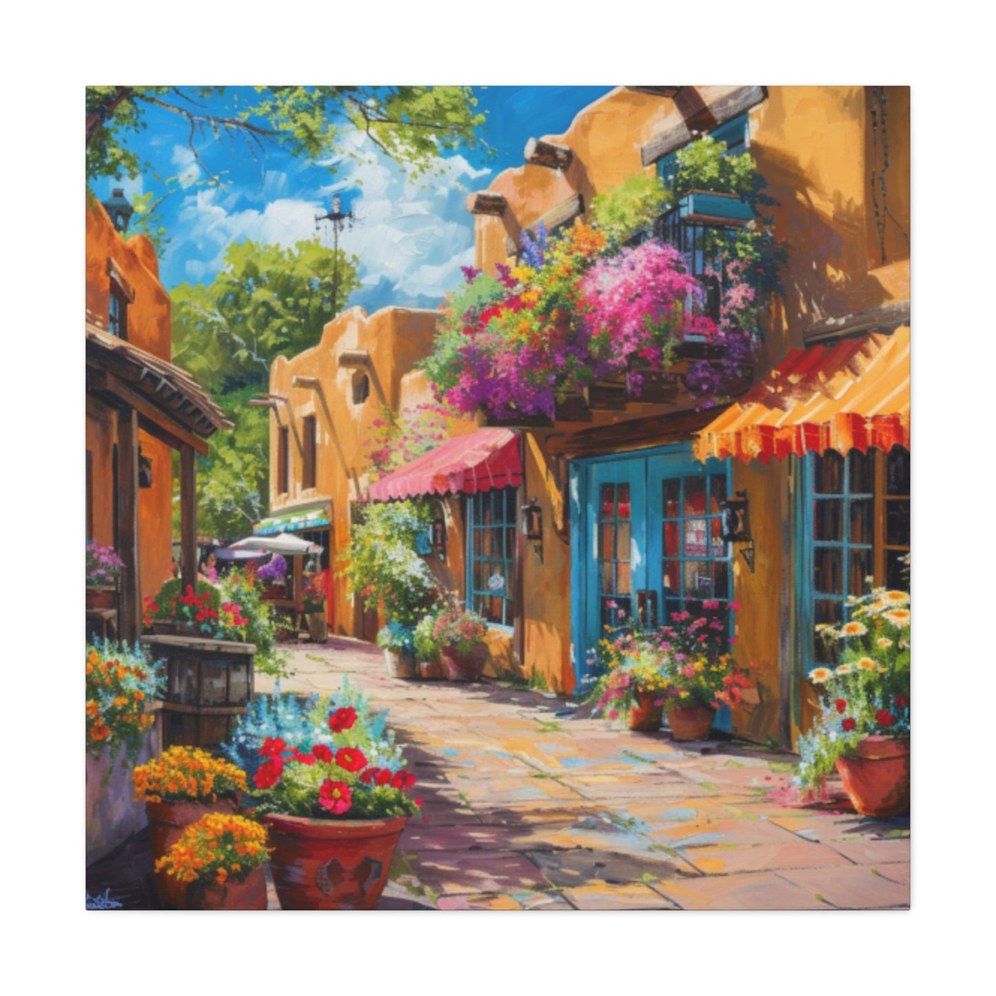 Canvas Print Santa Fe Street