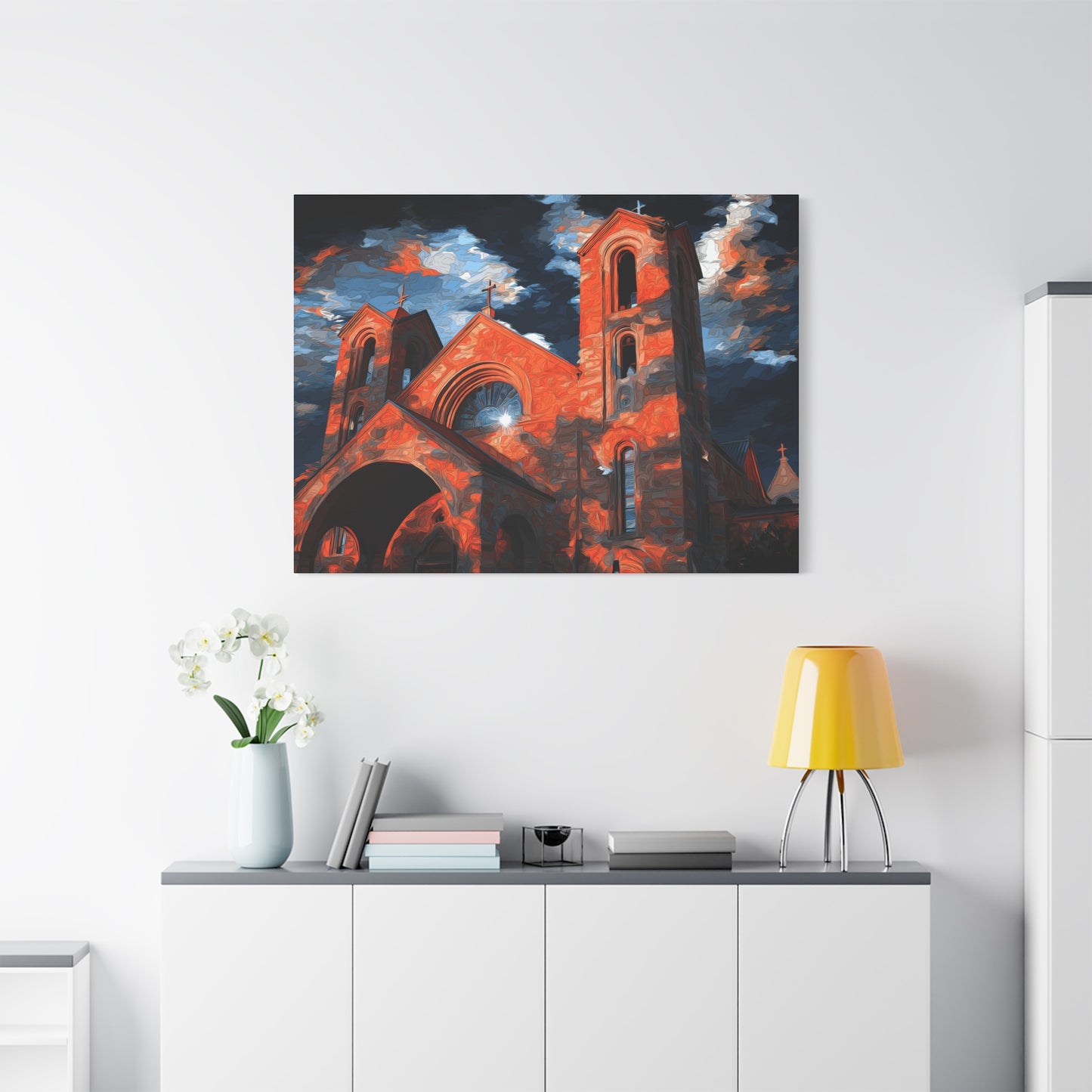 Canvas Print - Church at Night