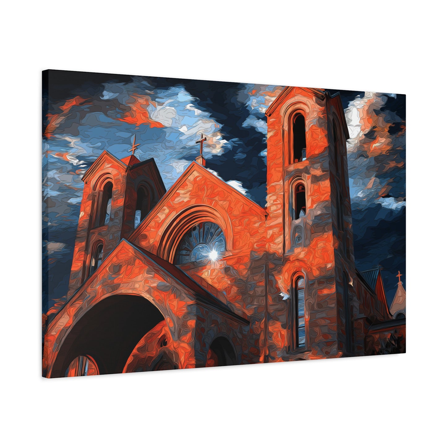 Canvas Print - Church at Night