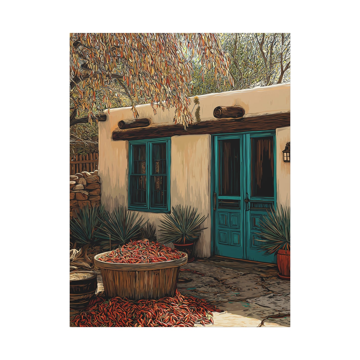 Canvas Print Rural NM Casa