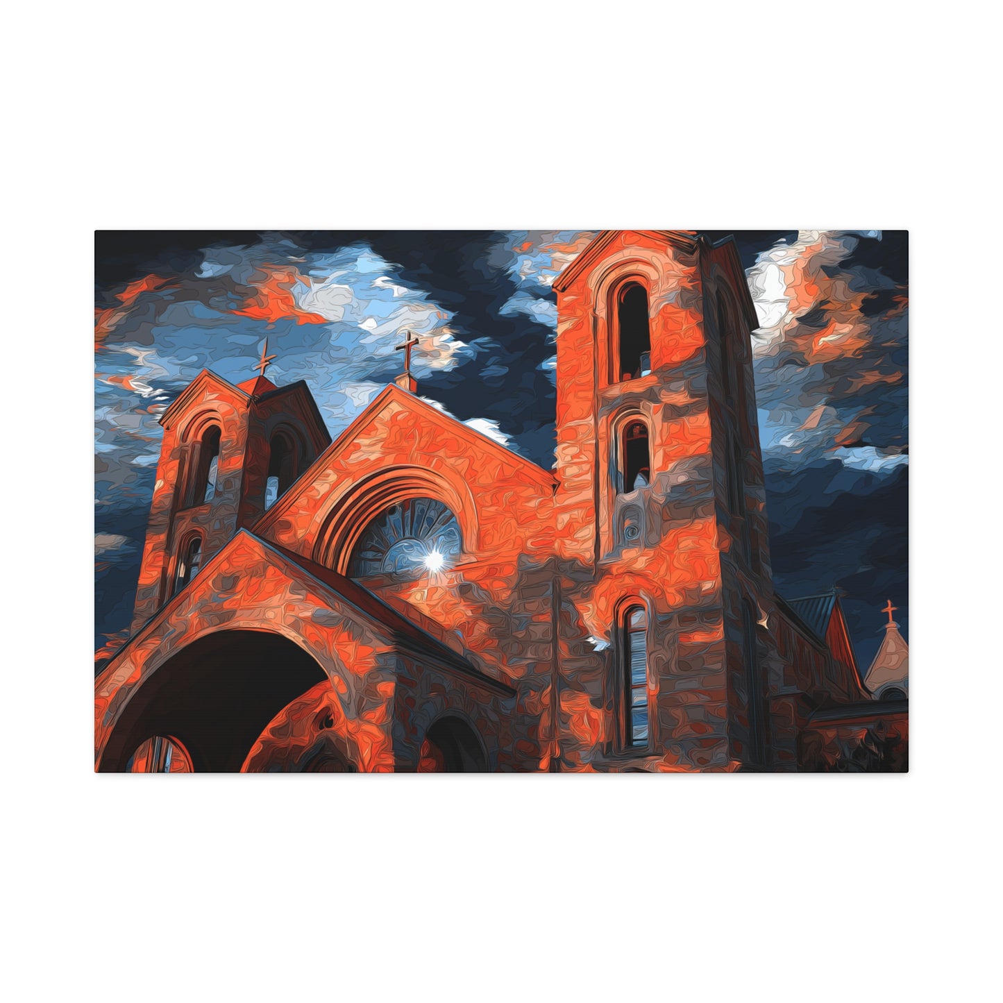 Canvas Print - Church at Night