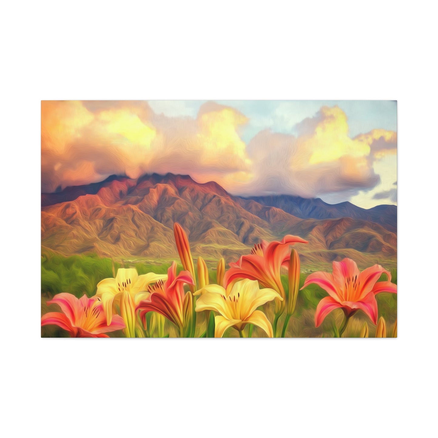 Canvas Print - SF Lillies at Dawn V4