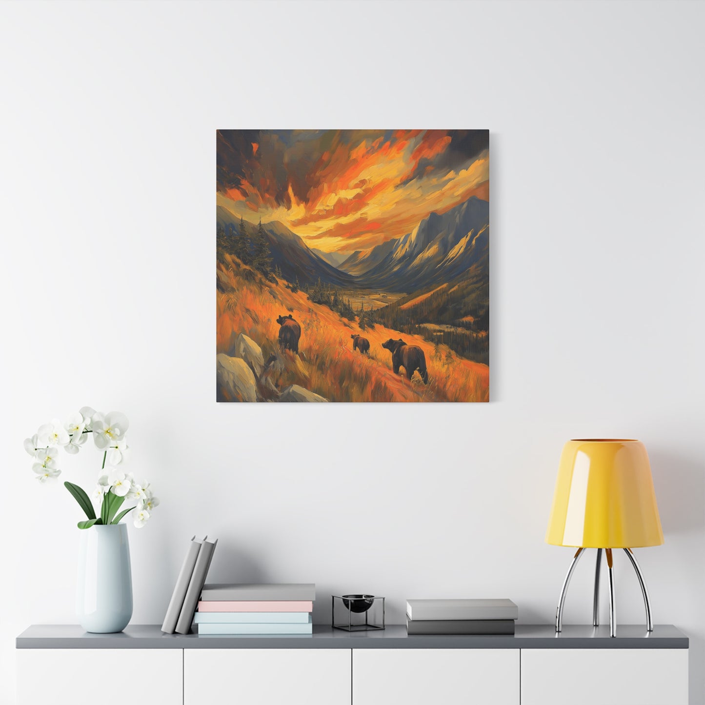 Canvas Print - On the Move Bears