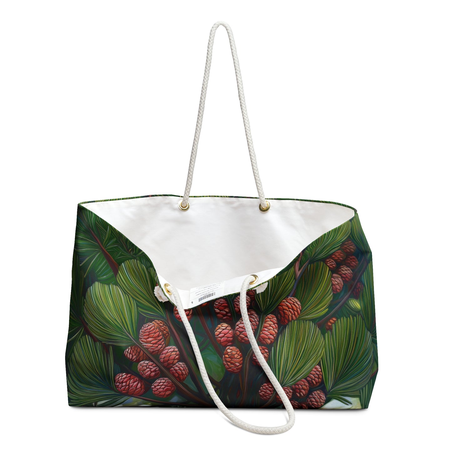 Nature-Inspired Weekender Bag, Ideal for Travel, Beach Days, Holiday Gifts, Eco-Friendly Design, Perfect for Outdoor Lovers
