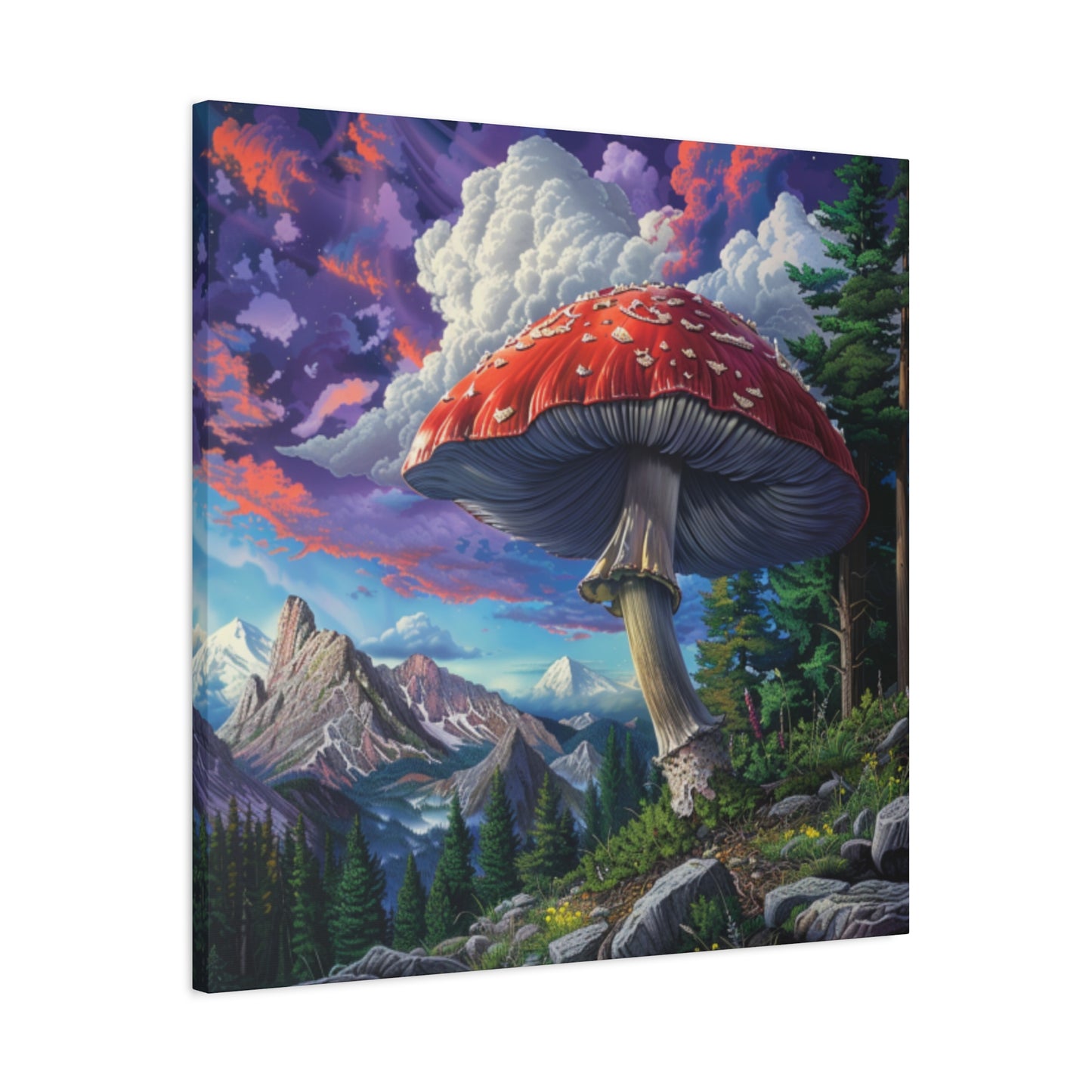 Canvas Print - Big Red Mushroom