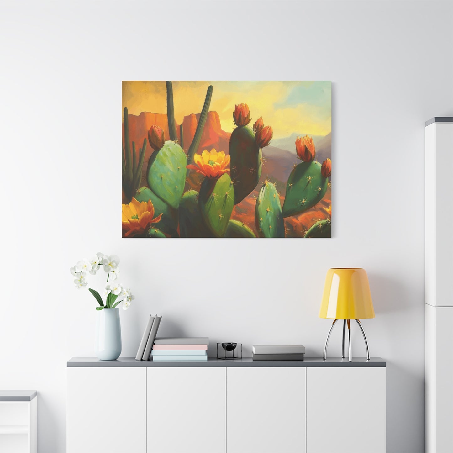 Desert Cactus  Canvas Print