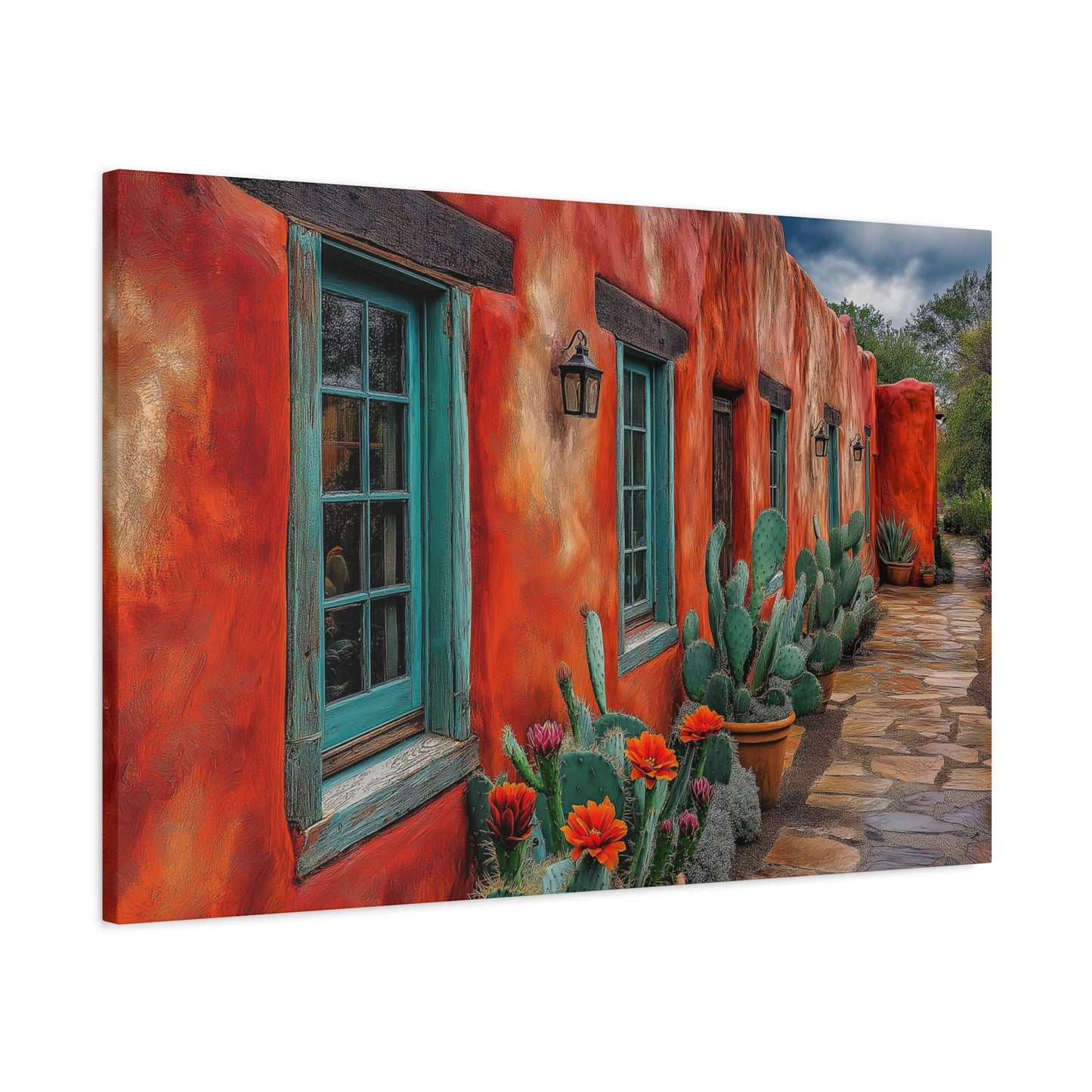 Canvas Print - NM Side Street, Matte Stretched 1 25"