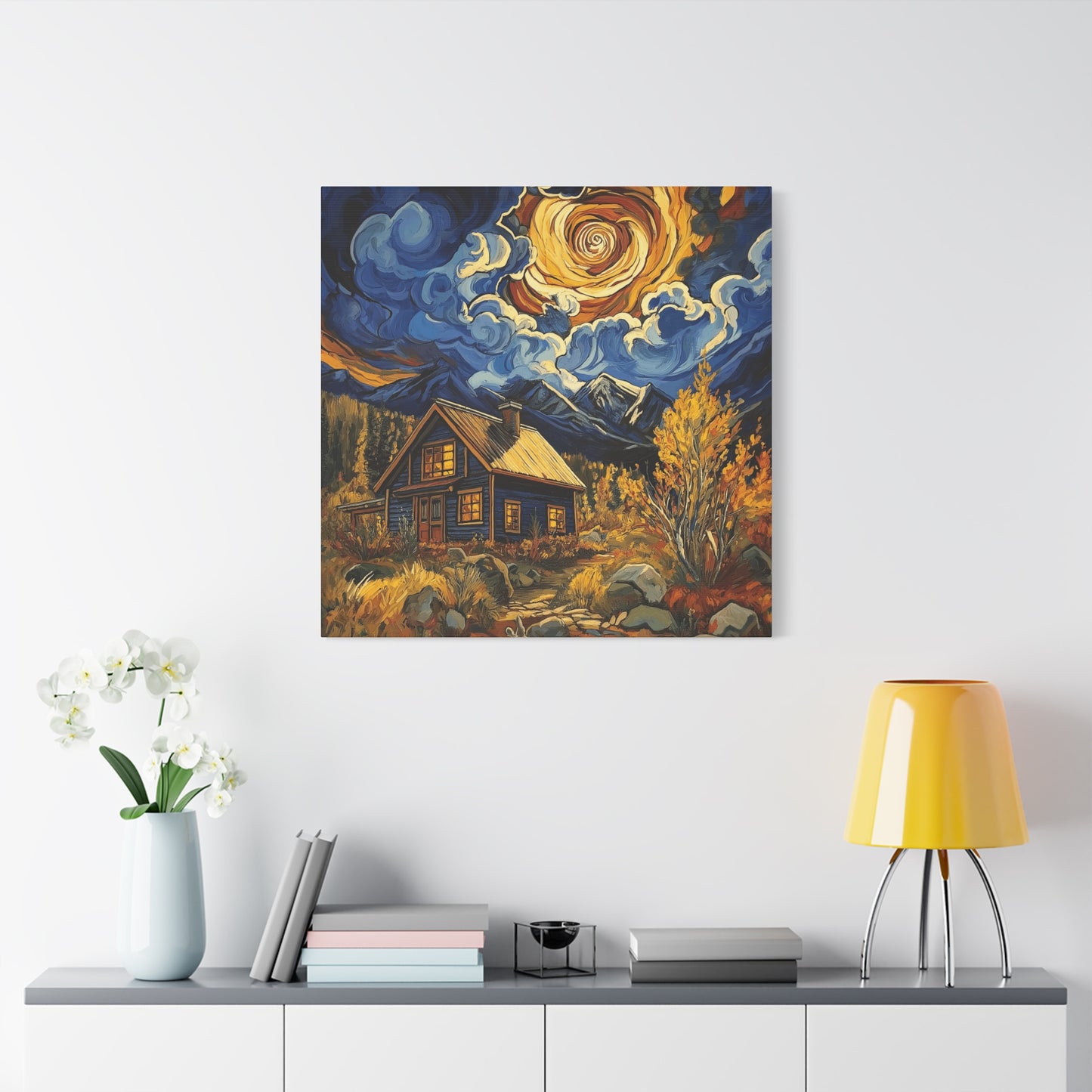 Rustic Colorado Cabine Canvas Art