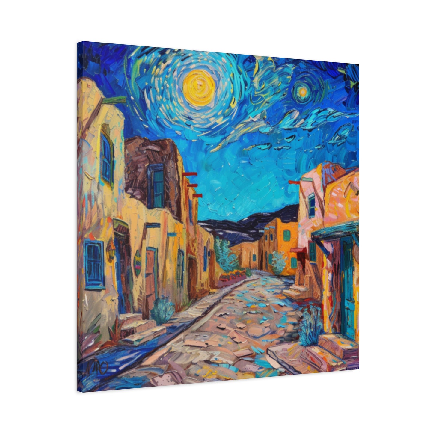 Canvas Wall Art - Taos New Moon Design